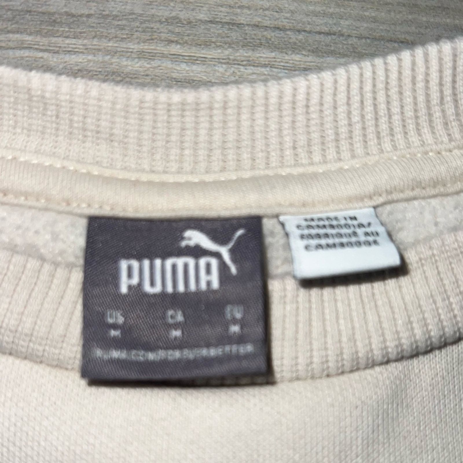 Puma Puma Beige Logo Crewneck Sweatshirt Size M / US 6-8 / IT 42-44 - 9 Thumbnail