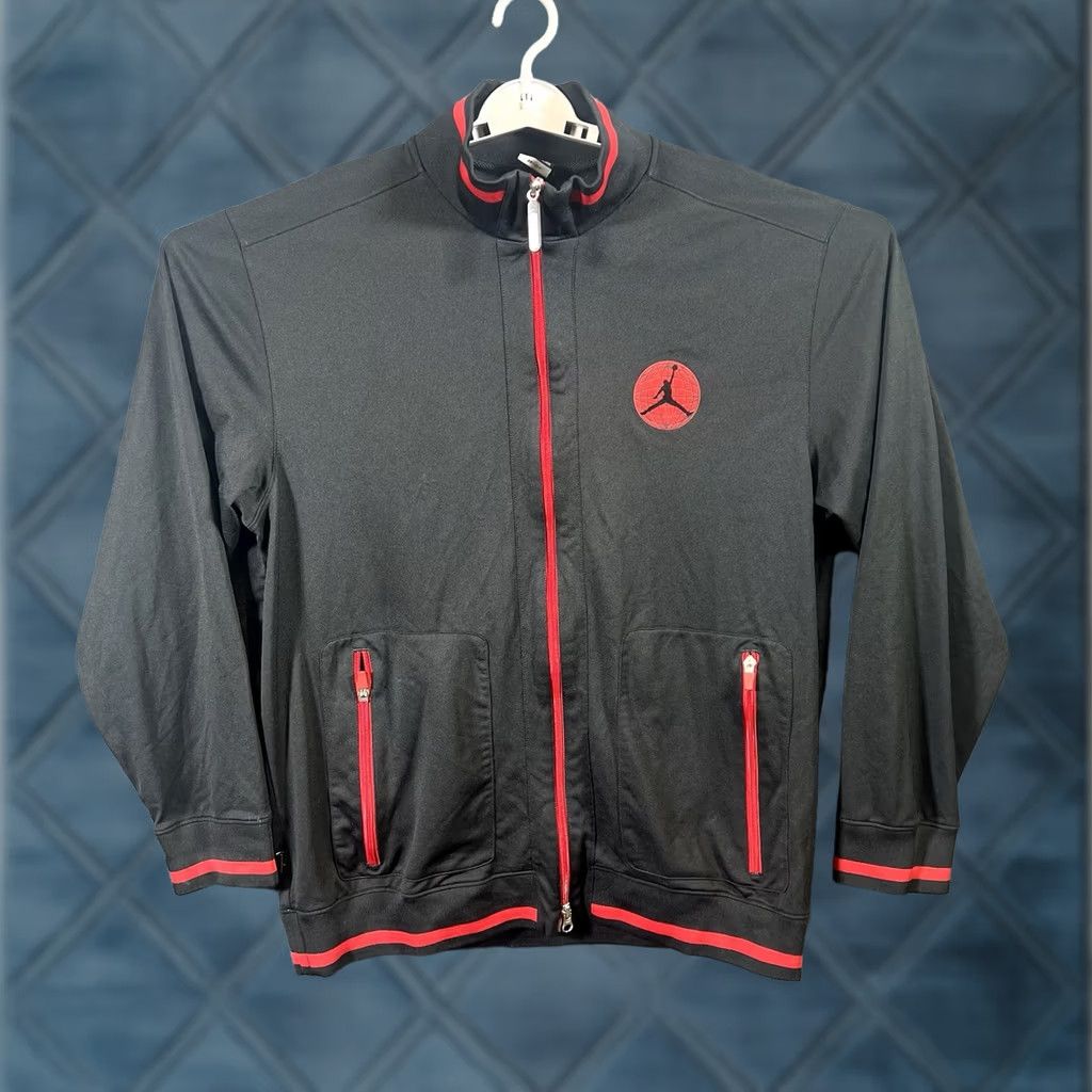 Nike Nike Dri-Fit Jacket Track Jacket Black Red Mens L New title Size US L / EU 52-54 / 3 - 1 Thumbnail
