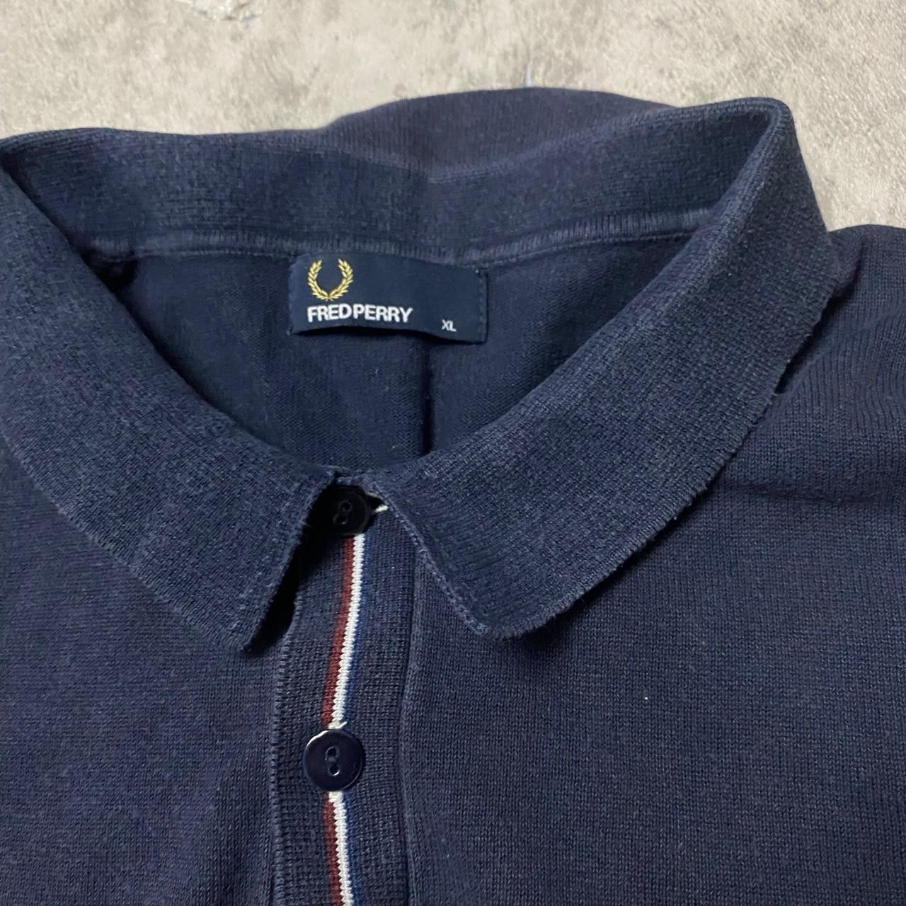 Fred Perry Navy Fred Perry long sleeve polo shirt #polo Size US XL / EU 56 / 4 - 3 Thumbnail