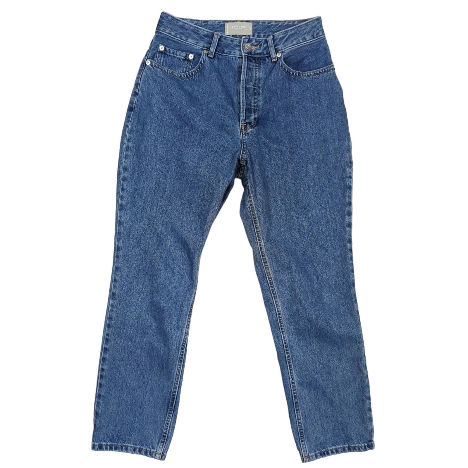 Everlane Everlane The Curvy 90's Cheeky Straight Crop Jeans Sz 28 Size 28" / US 6 / IT 42 - 1 Thumbnail