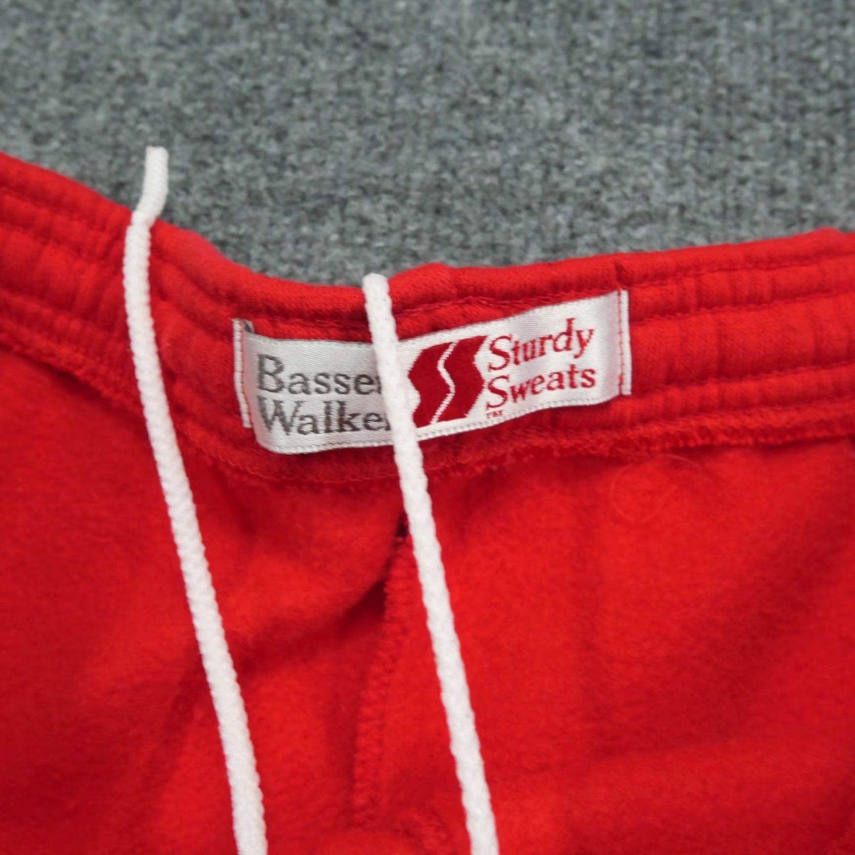 Vintage VINTAGE Bassett Walker Motorola Sweatpants Mens XL Red 90s USA Graffiti Track & Field Casual Activewear Size US 36 / EU 52 - 4 Thumbnail
