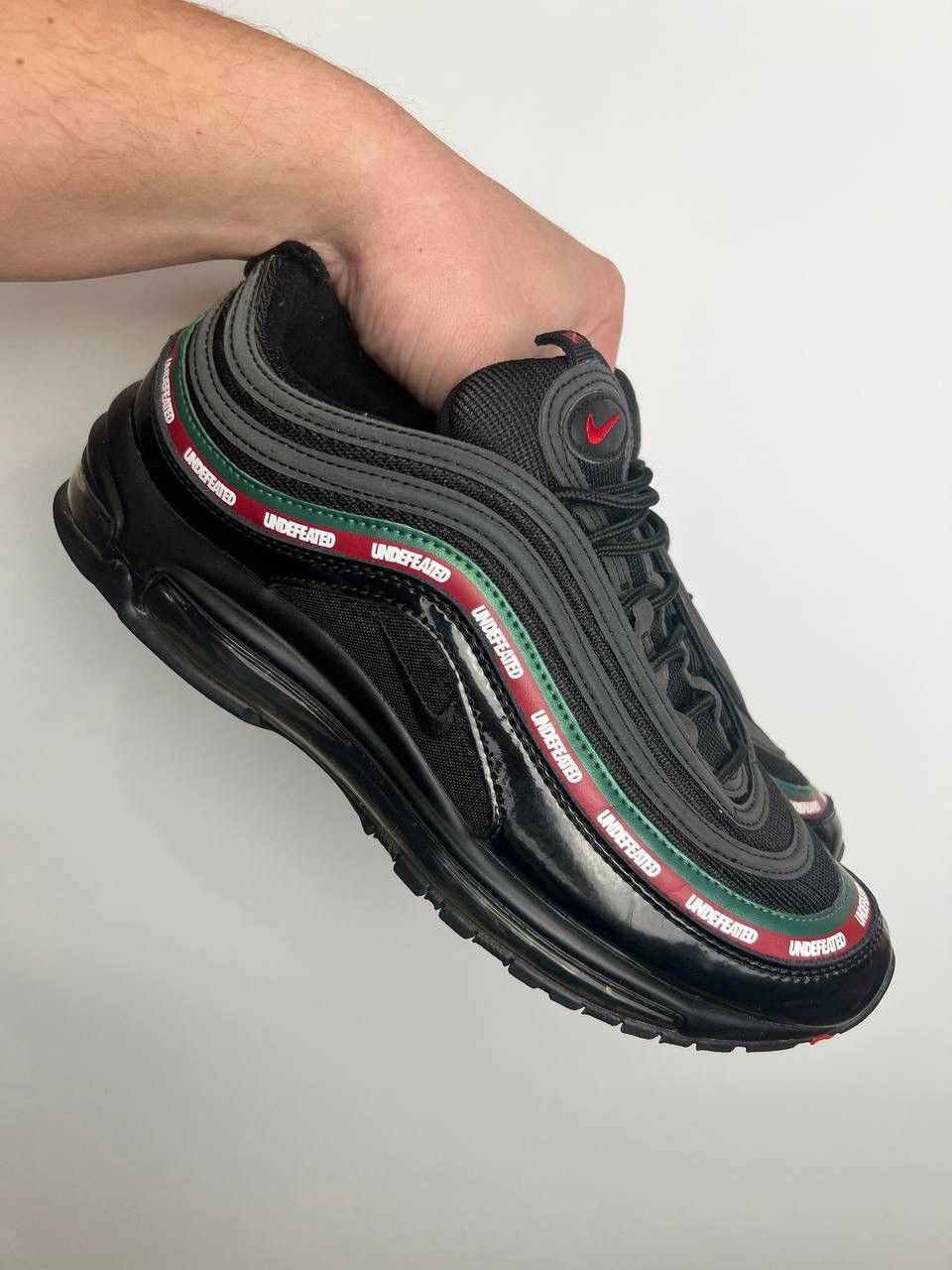 Nike × Undefeated Nike X Undefeated Air Max 97 Black Gucci Size US 9.5 / EU 42-43 - 2 Thumbnail
