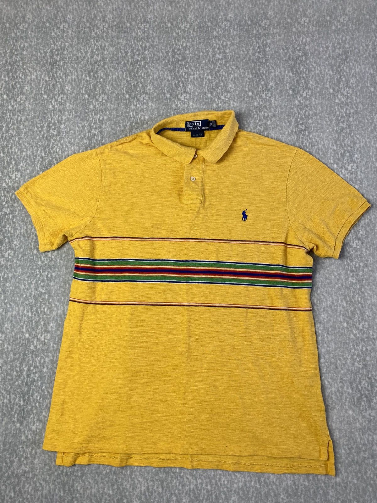 Polo Ralph Lauren Polo Ralph Lauren Striped Polo Shirt Size US XL / EU 56 / 4 - 1 Thumbnail