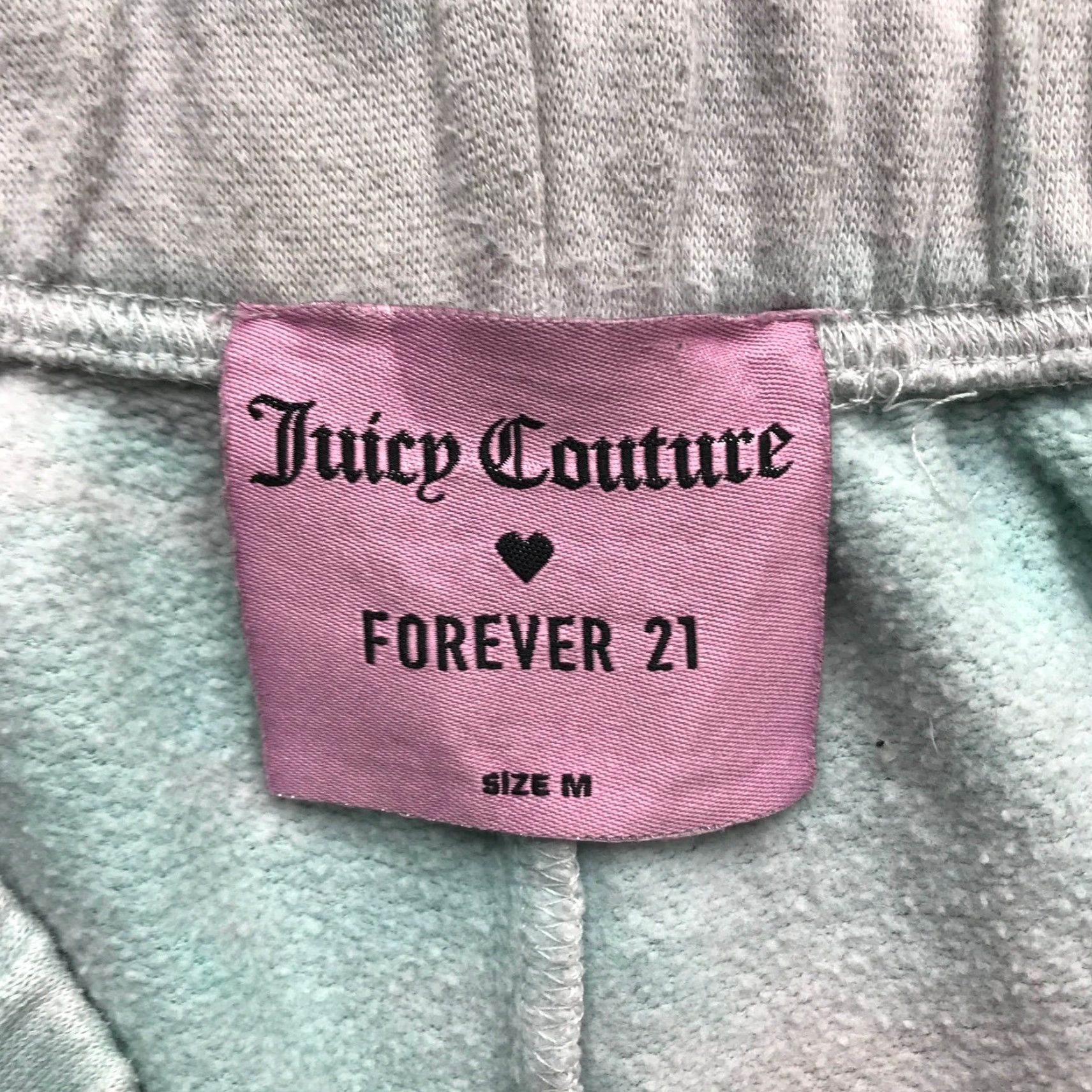 Juicy Couture Juicy Couture Forever 21 Jogger Sweatpants Womens M Pink Drawstring Logo Regular Fit Tapered Casual Pants Size 32" / US 10 / IT 46 - 3 Thumbnail