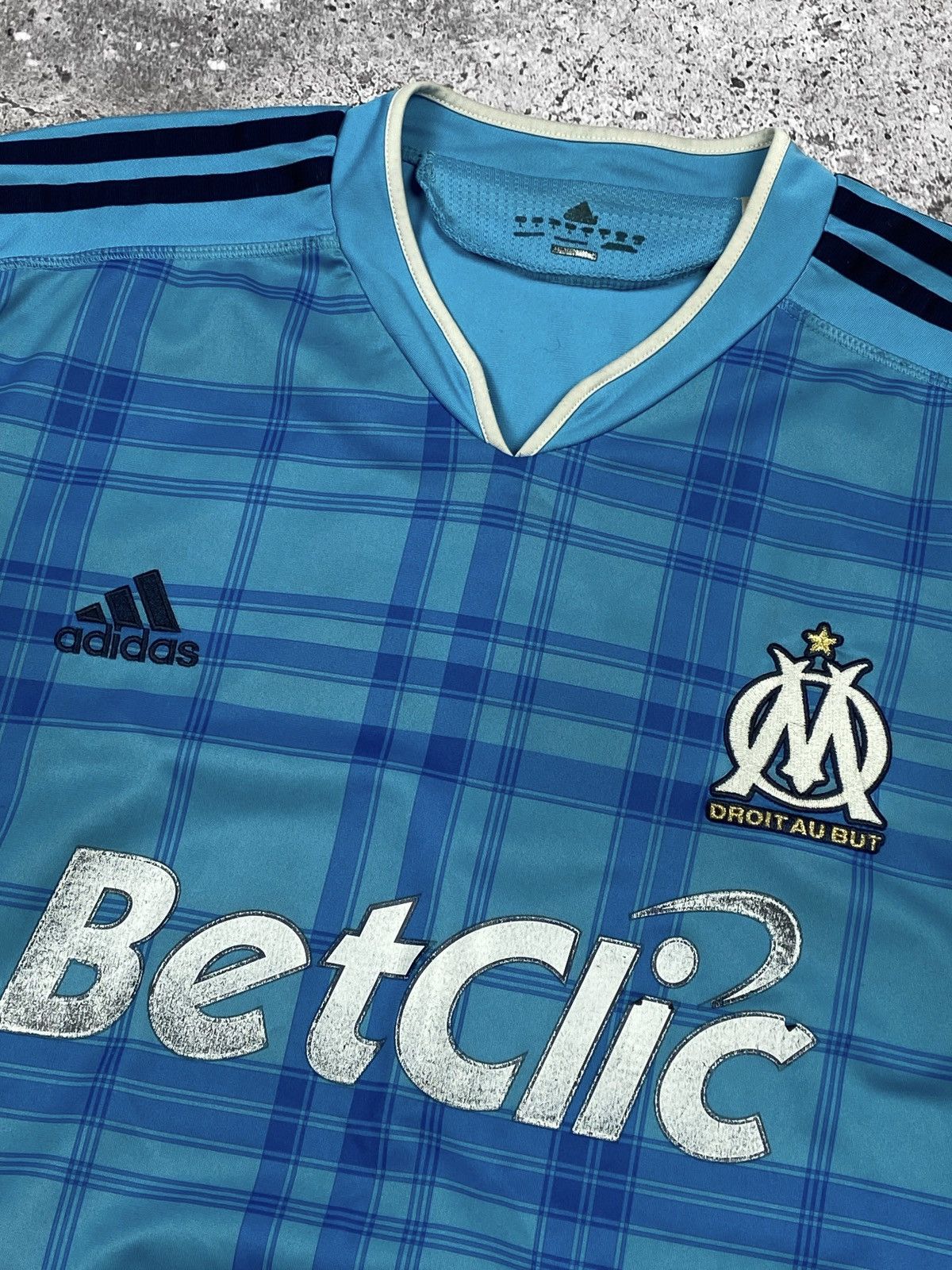 Adidas × Vintage Vintage Olympique Marseille FC Retro Soccer Jersey 2010/2011 Size US L / EU 52-54 / 3 - 2 Thumbnail