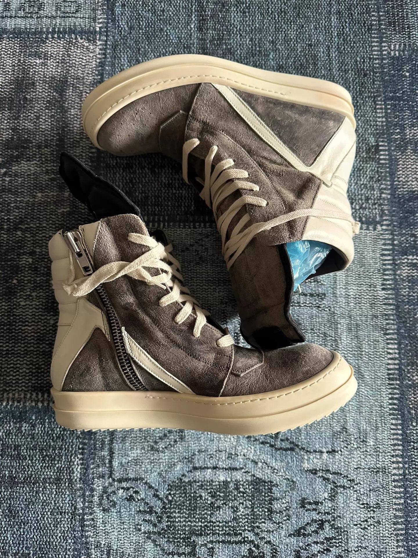 Rick Owens Rick Owens Mainline Inverted Triangle Brown Suede 38 Size US 7.5 / IT 37.5 - 2 Thumbnail