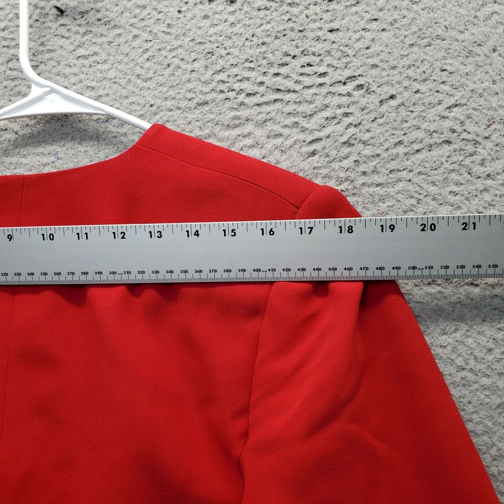 Kasper Kasper A.S.L. Blazer Jacket Womens Petites 6P Red Formal Long Sleeve Button Front Blazer Jacket Womens Size 6P Red Formal Long Sleeve Button Front Size M / US 6-8 / IT 42-44 - 6 Thumbnail