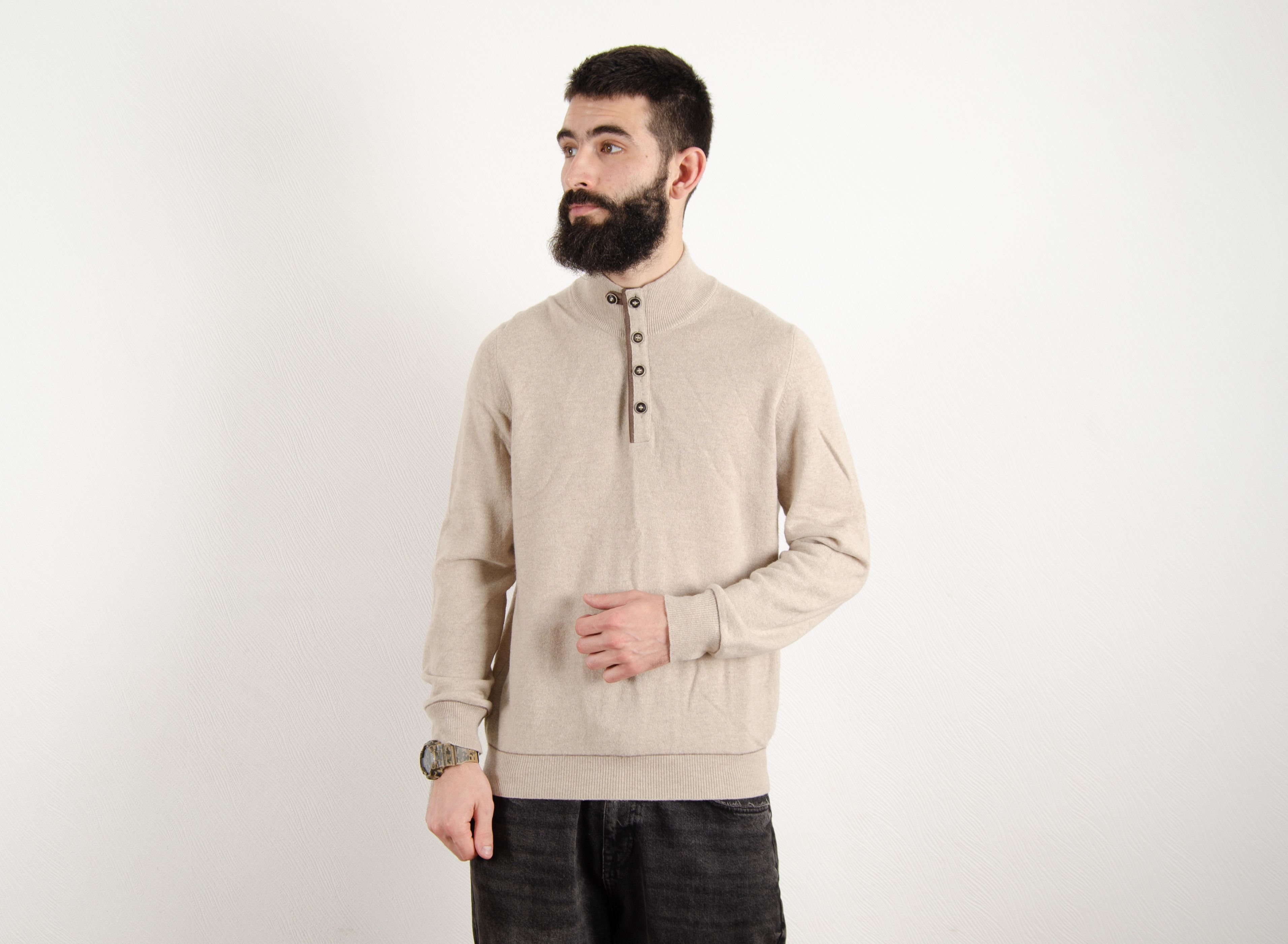 Gran Sasso Gran Sasso Italy Cashmere Wool Viscose Pullover Sweater Size US L / EU 52-54 / 3 - 1 Thumbnail