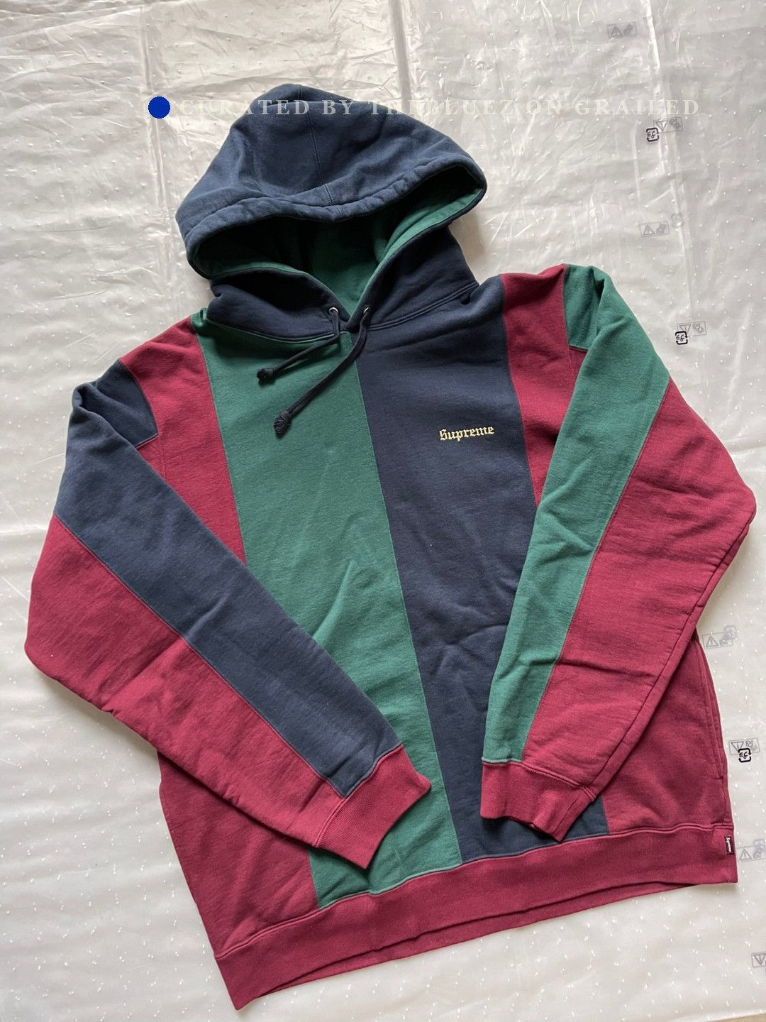 Supreme Supreme FW18 Tricolor Hooded Sweatshirt Size US XL / EU 56 / 4 - 1 Thumbnail