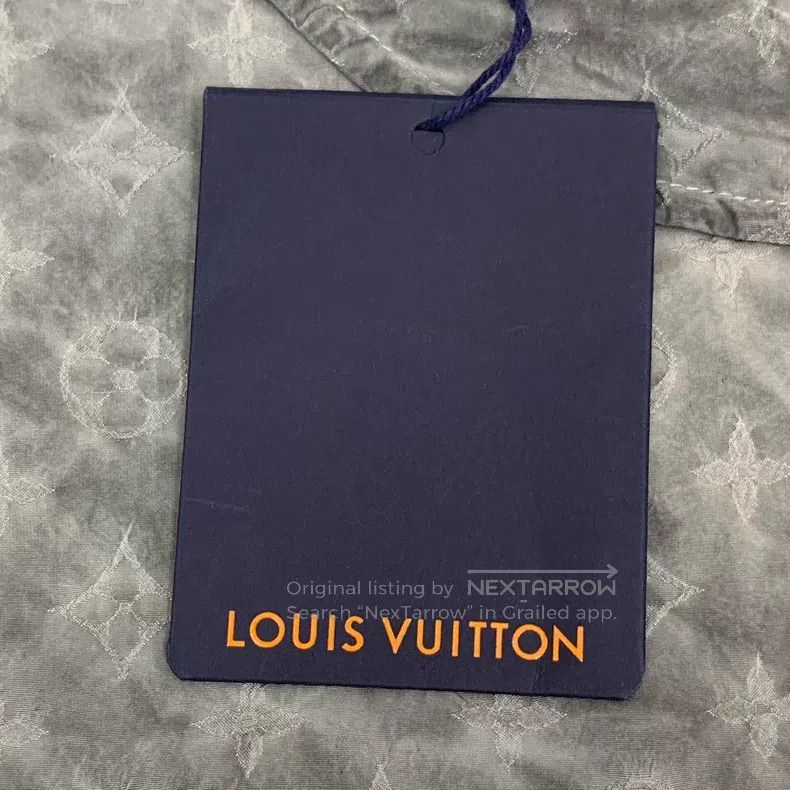 Louis Vuitton Louis Vuitton Grey logo presbyopic full print wool lapel l Size 4XL / US 24-26 - 7 Thumbnail