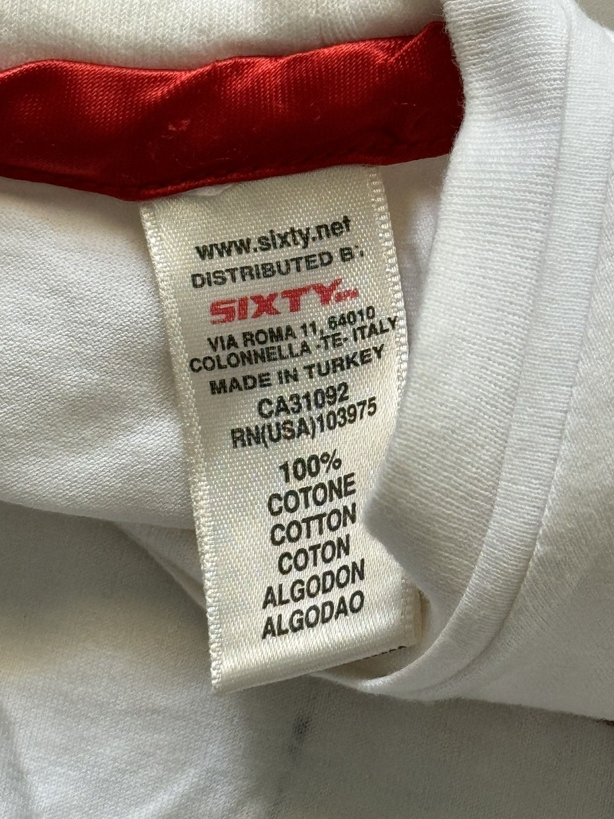 Designer × Miss Sixty × Vintage Miss Sixty Energie 2000s vintage Y2K face logo t-shirt Size XL / US 12-14 / IT 48-50 - 4 Thumbnail