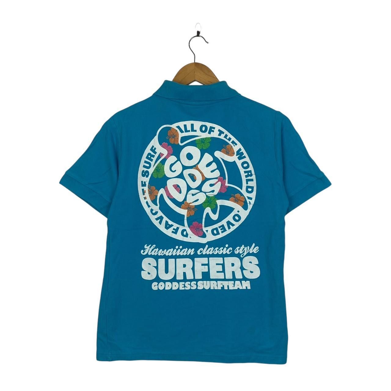 Other GODDESS SURFTEAM SURFERS Hawaii Sea Turtle Polo Tee Shirt Size M / US 6-8 / IT 42-44 - 1 Thumbnail