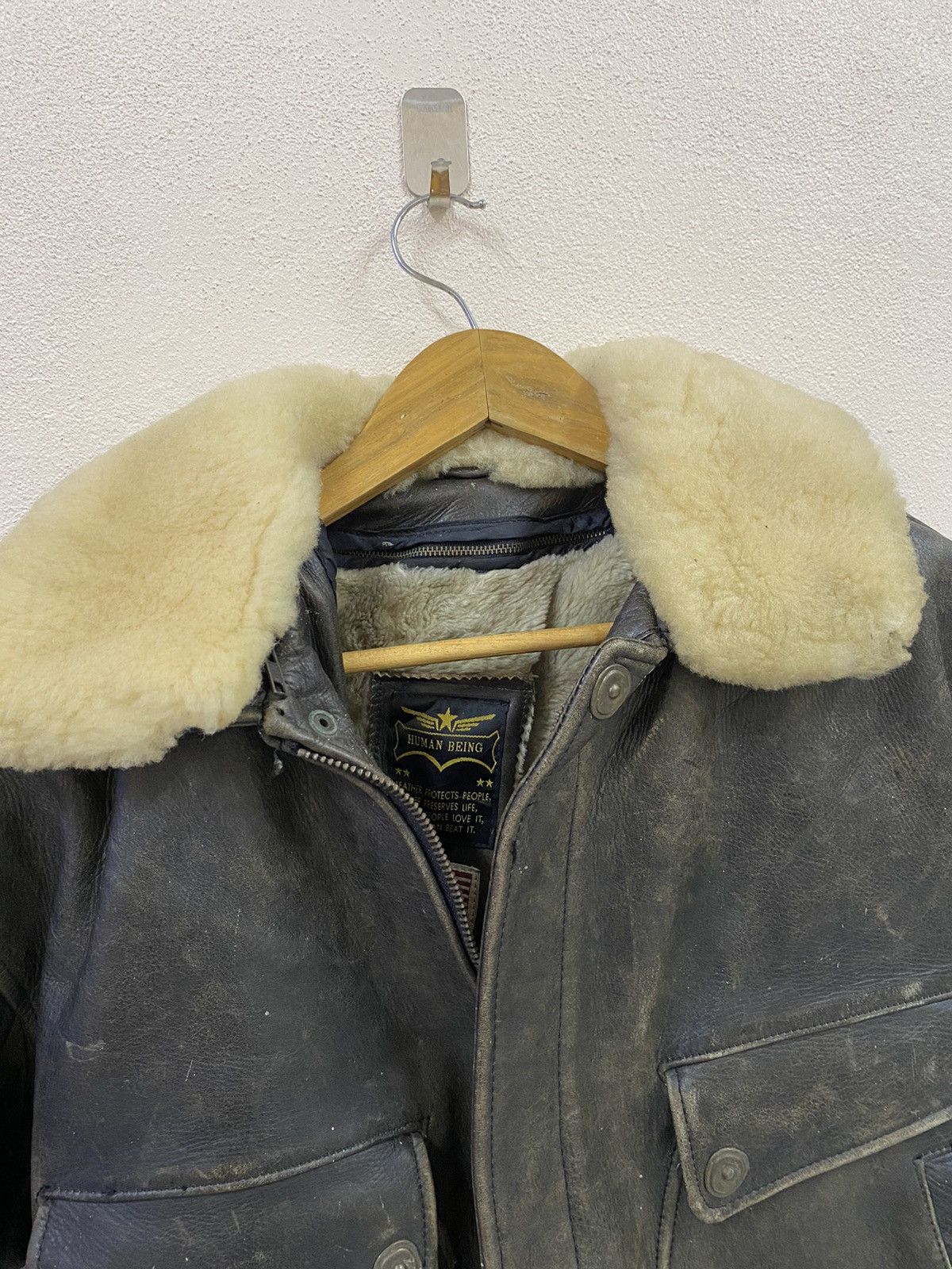 Genuine Leather Vtg Leather Jacket Human Being Size US M / EU 48-50 / 2 - 5 Thumbnail