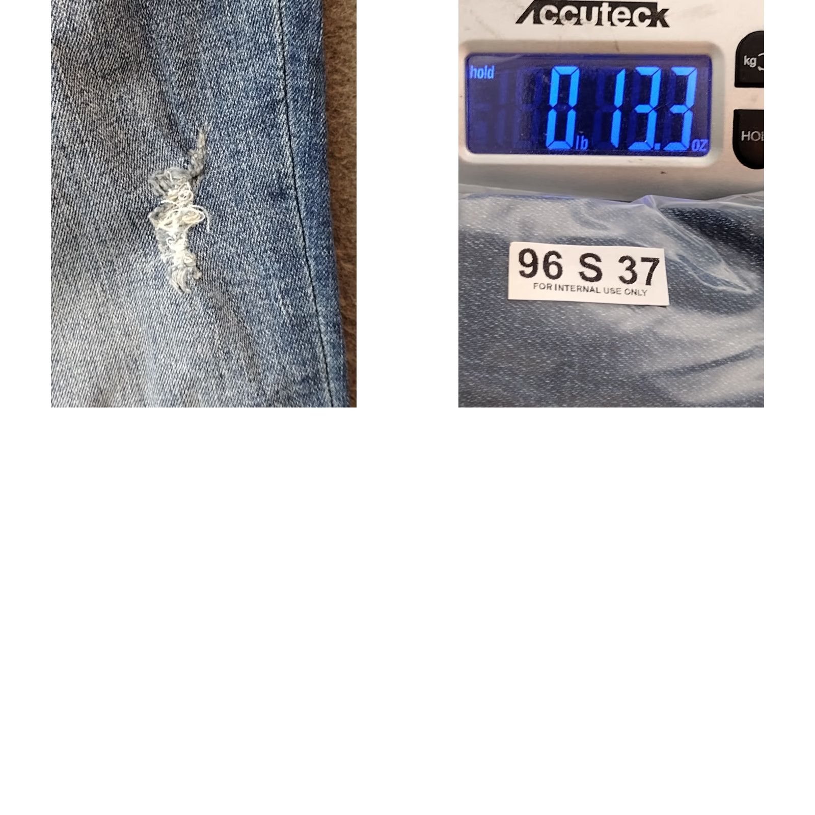 Old Navy Old Navy Distressed Cuffed Blue Denim Maternity Jeans Size 4 Size 27" / US 4 / IT 40 - 8 Thumbnail