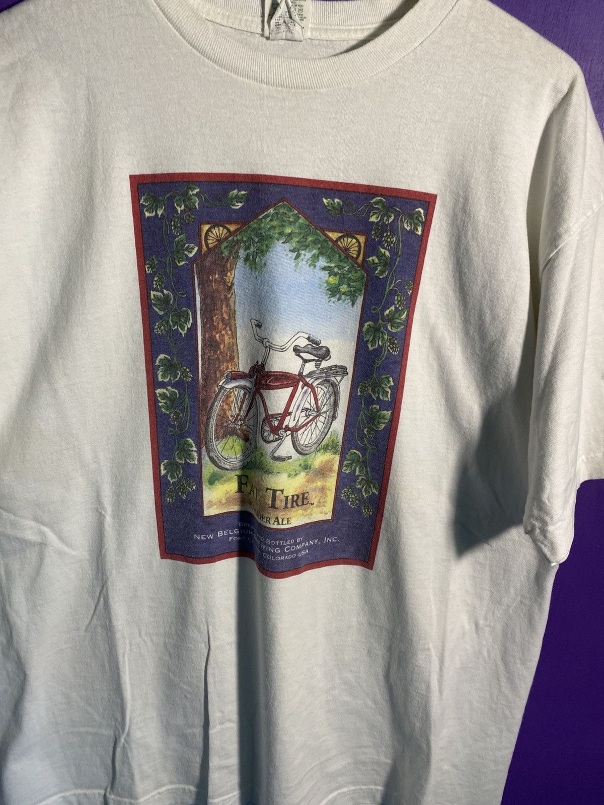 Other Vintage 90s Fat tire amber ale art tee Size US L / EU 52-54 / 3 - 3 Thumbnail