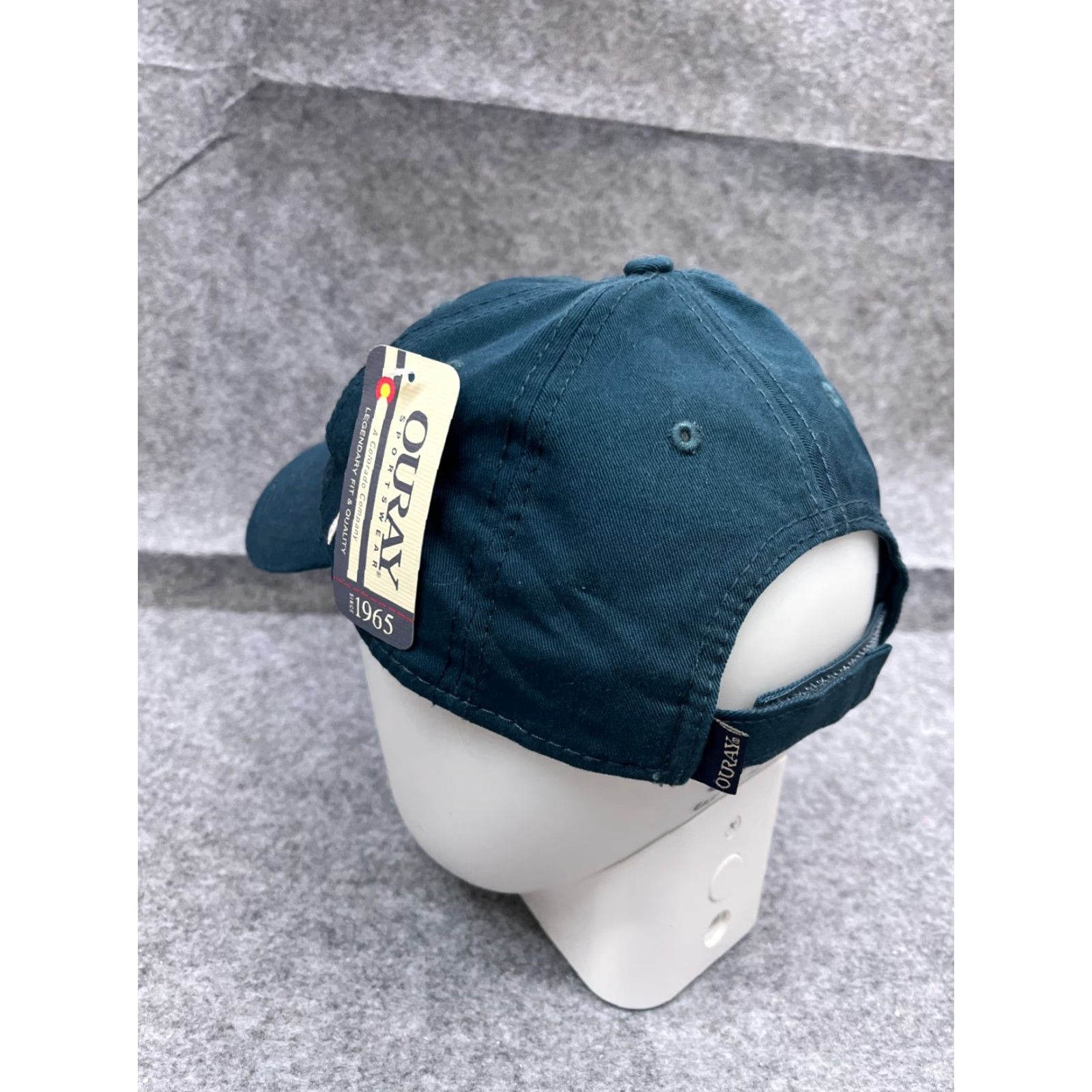 Vintage Vintage Ouray Baseball Cap Hat Unisex Adult One Size Blue Cotton Logo Embroidered Adjustable Size ONE SIZE - 6 Thumbnail