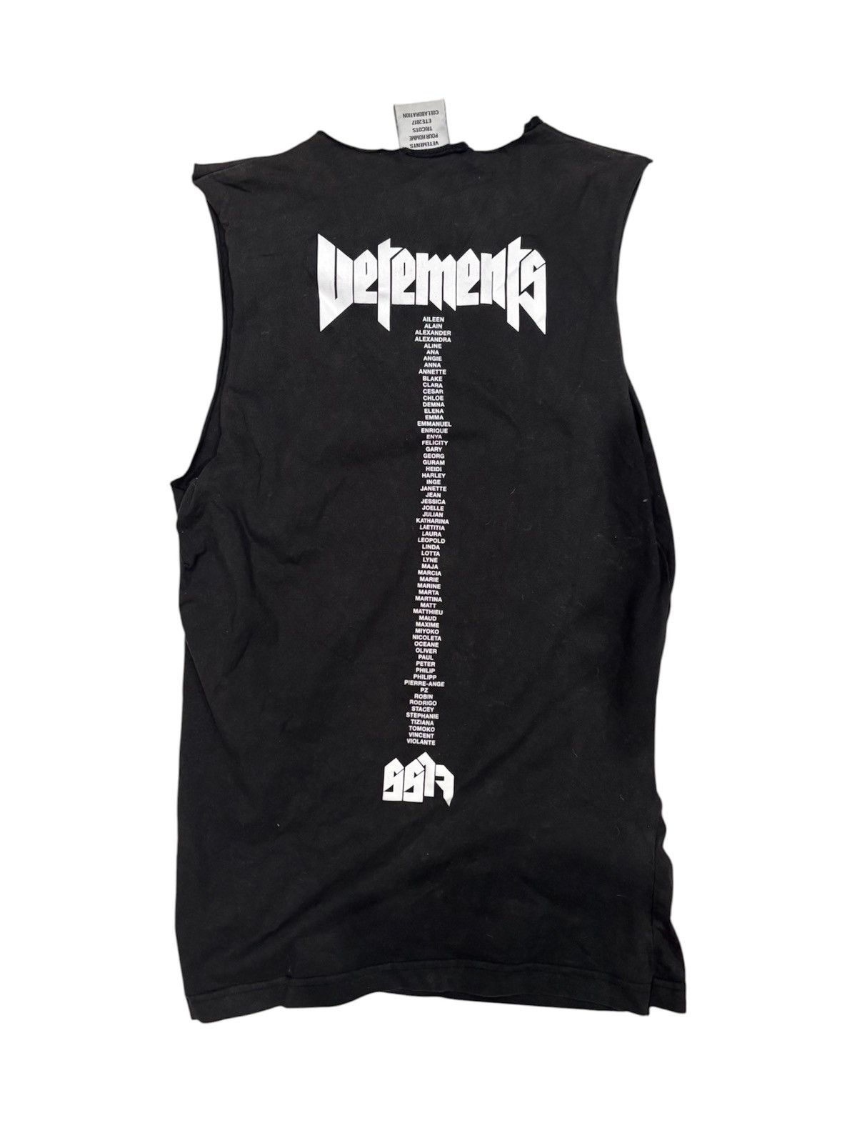 Vetements 2017 Vetements x Hanes "Staff" Sleeveless Tank Top / Tee Size US S / EU 44-46 / 1 - 1 Thumbnail