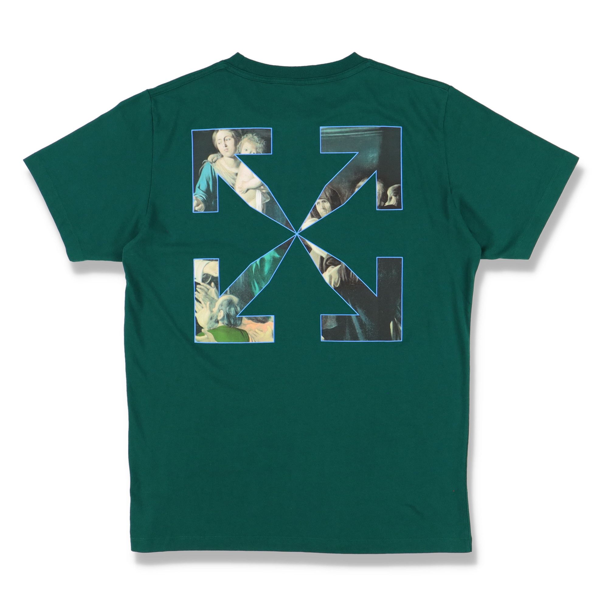 Off-White Green Caravaggio Arrows T-Shirt Size US XL / EU 56 / 4 - 7 Thumbnail