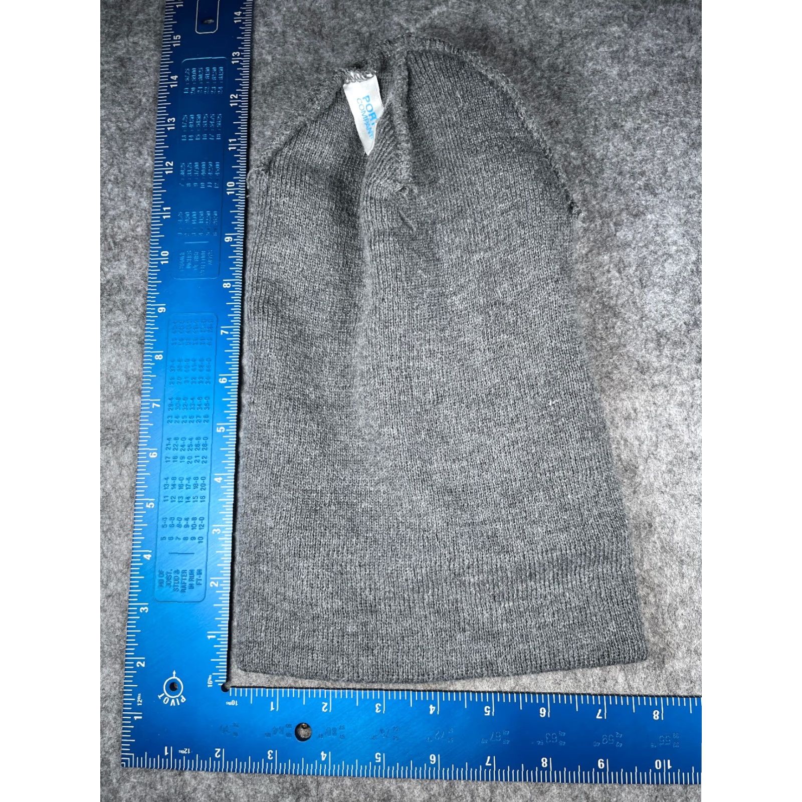 Port & Company Port & Company Beanie Knit Adult One Size Gray 100% Acrylic Hat Unisex Size ONE SIZE - 6 Thumbnail