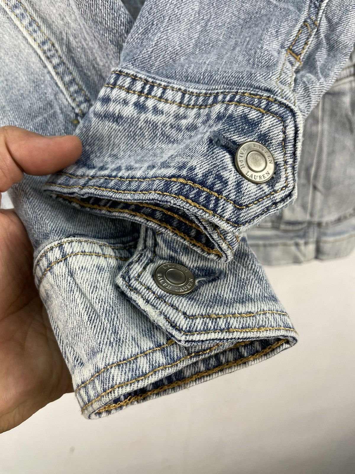 Ralph Lauren Vintage Ralph Lauren Denim Jacket Women Size S / US 4 / IT 40 - 8 Thumbnail