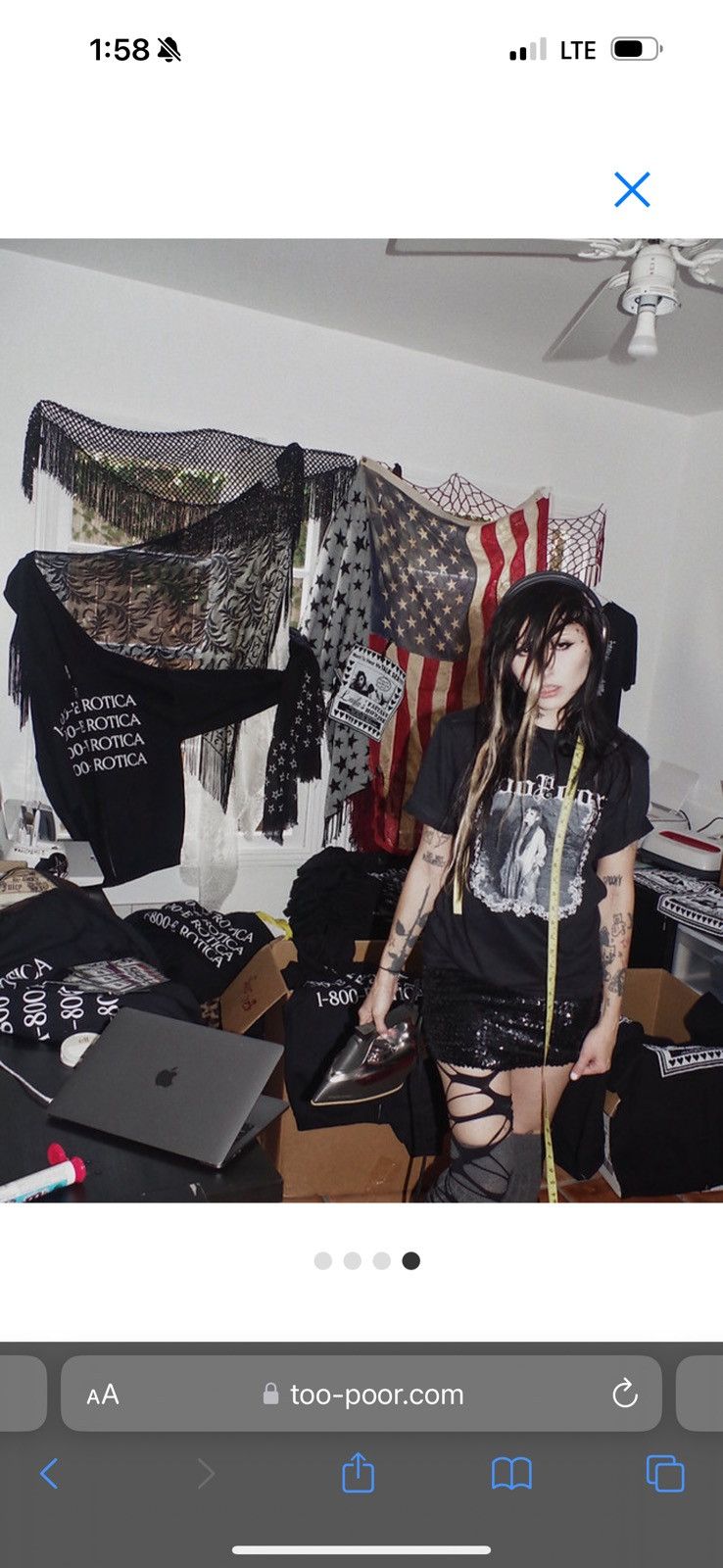 Other Too Poor Occult tee Size US L / EU 52-54 / 3 - 4 Thumbnail
