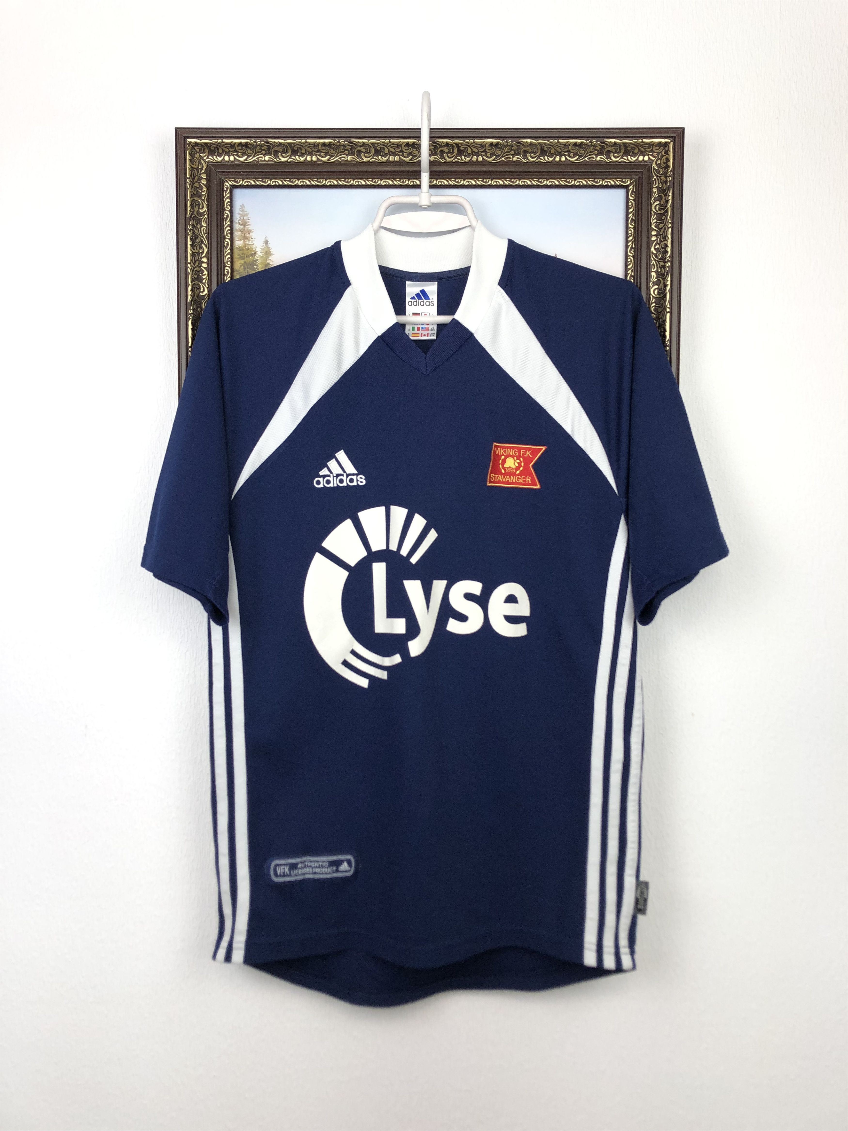 Adidas Viking Stavanger football shirt 2002 Soccer Adidas Jersey Size US S / EU 44-46 / 1 - 1 Thumbnail