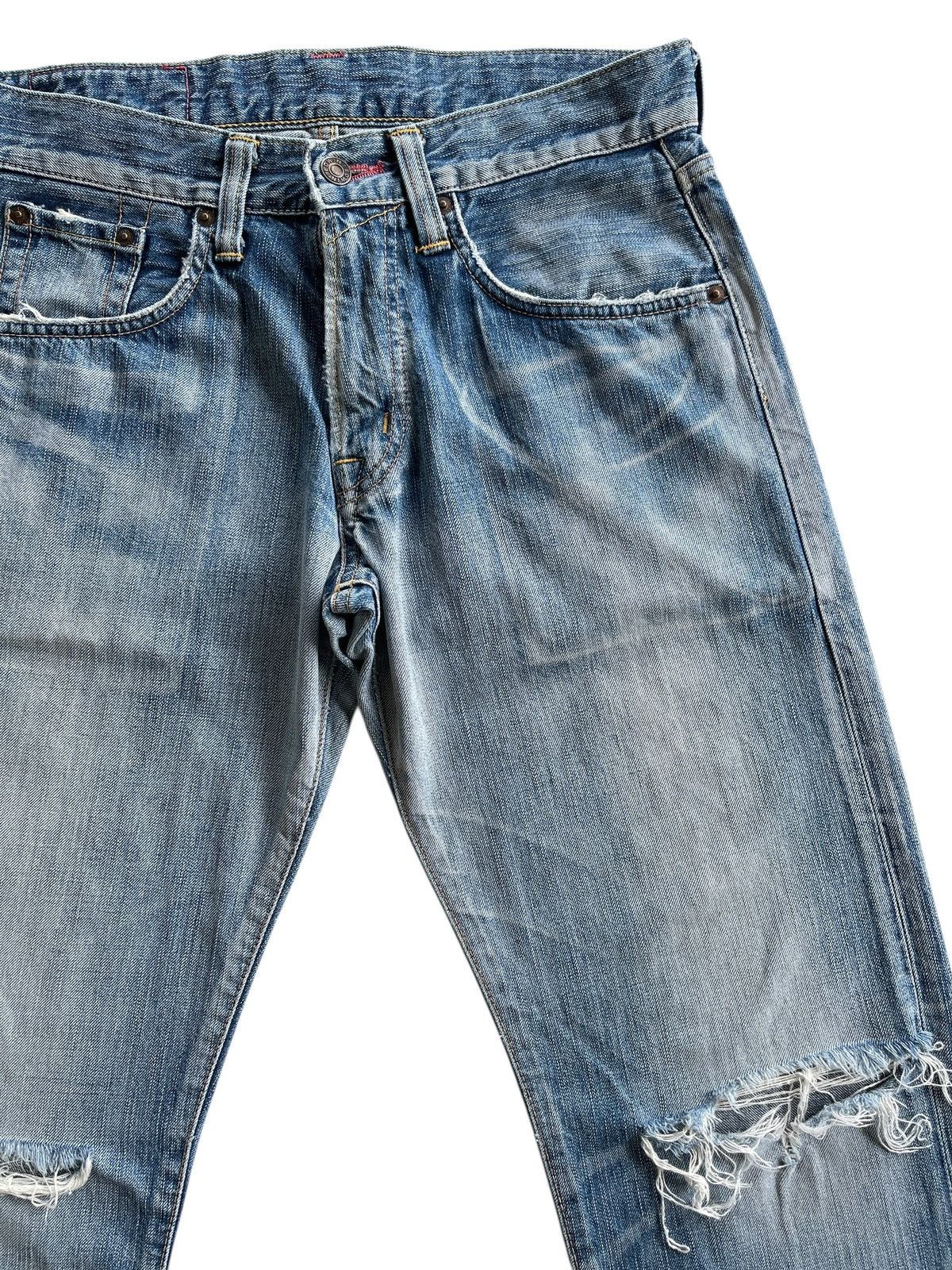 Japanese Brand Vintage Edwin 504 Distressed Denim Streetwear Size US 30 / EU 46 - 6 Thumbnail