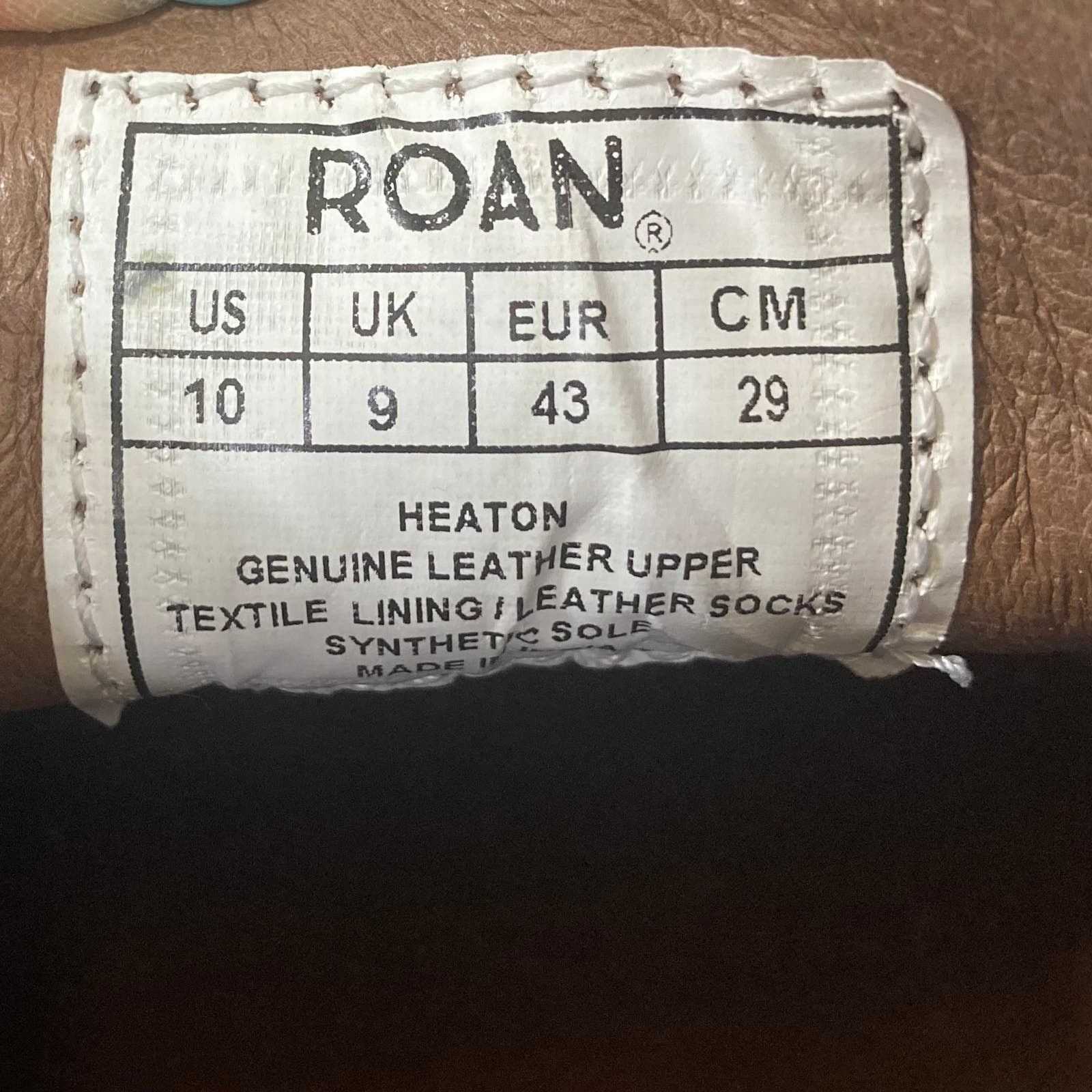 Bed Stu Roan Bed Stu Heaton shoe, Mens 10 slate gray leather Size US 10 / EU 43 - 10 Thumbnail