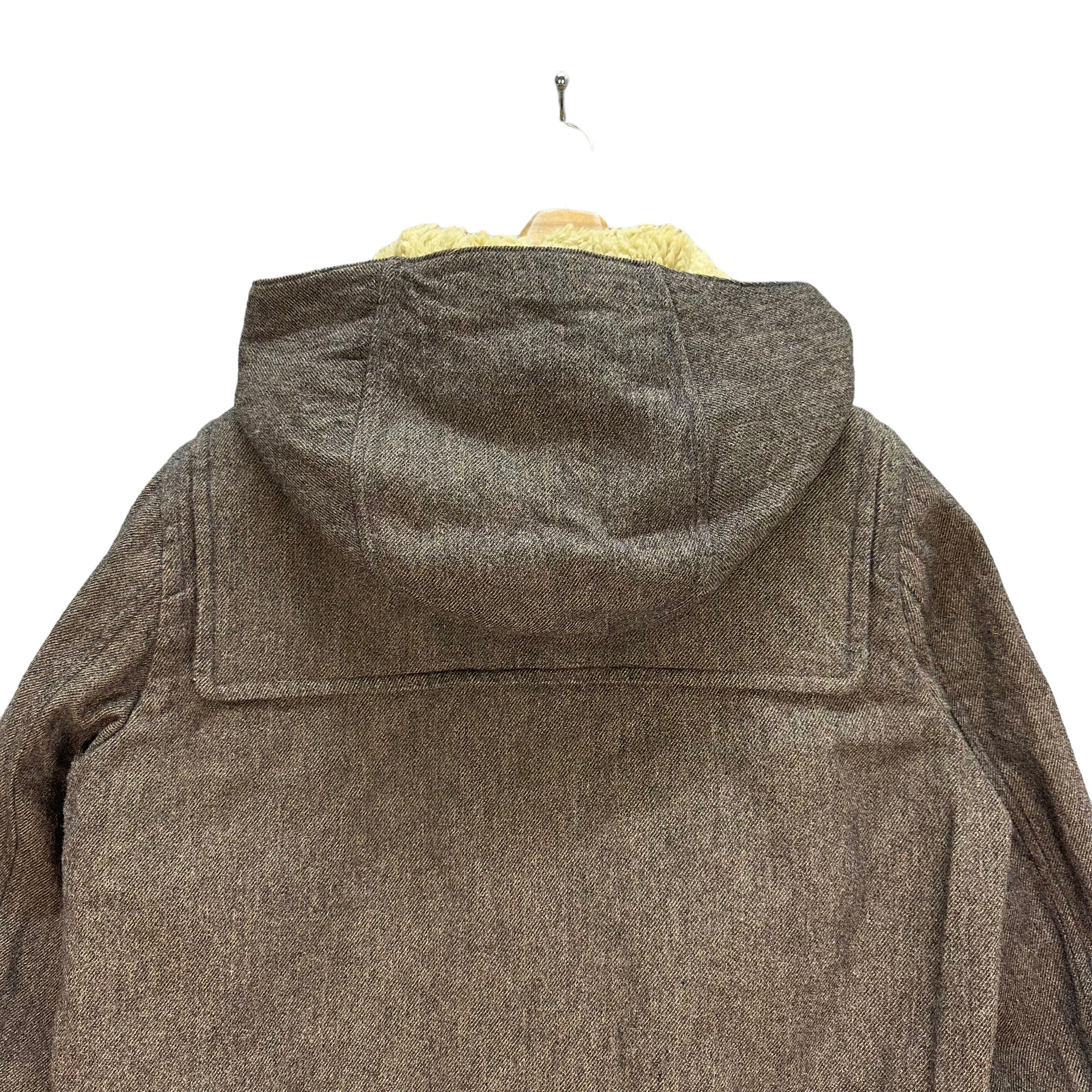 Vintage PCM DETACHABLE HOODIE SHERPA WOOL DUFFLE COAT #7822-179 Size US M / EU 48-50 / 2 - 18 Thumbnail