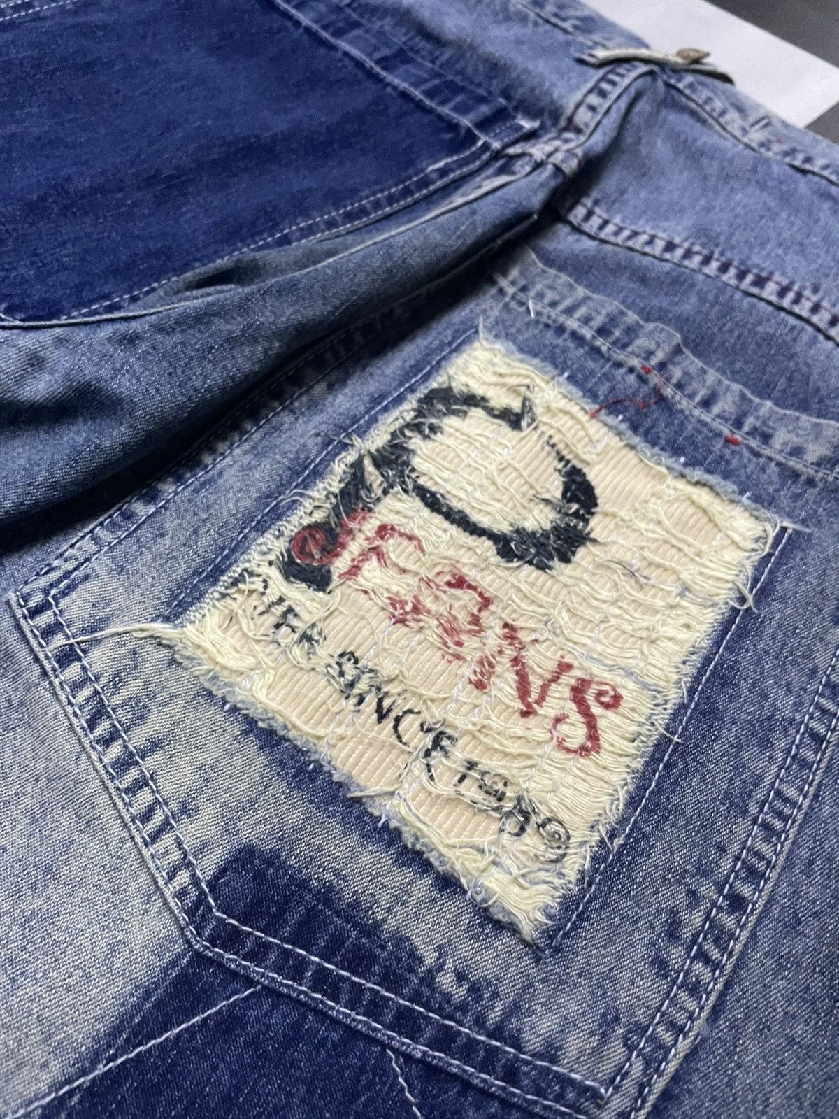 JNCO × Southpole Y2K Paco Baggy Massive Deconstructed Rap Hip Hop Jeans Denim Size US 30 / EU 46 - 16 Thumbnail