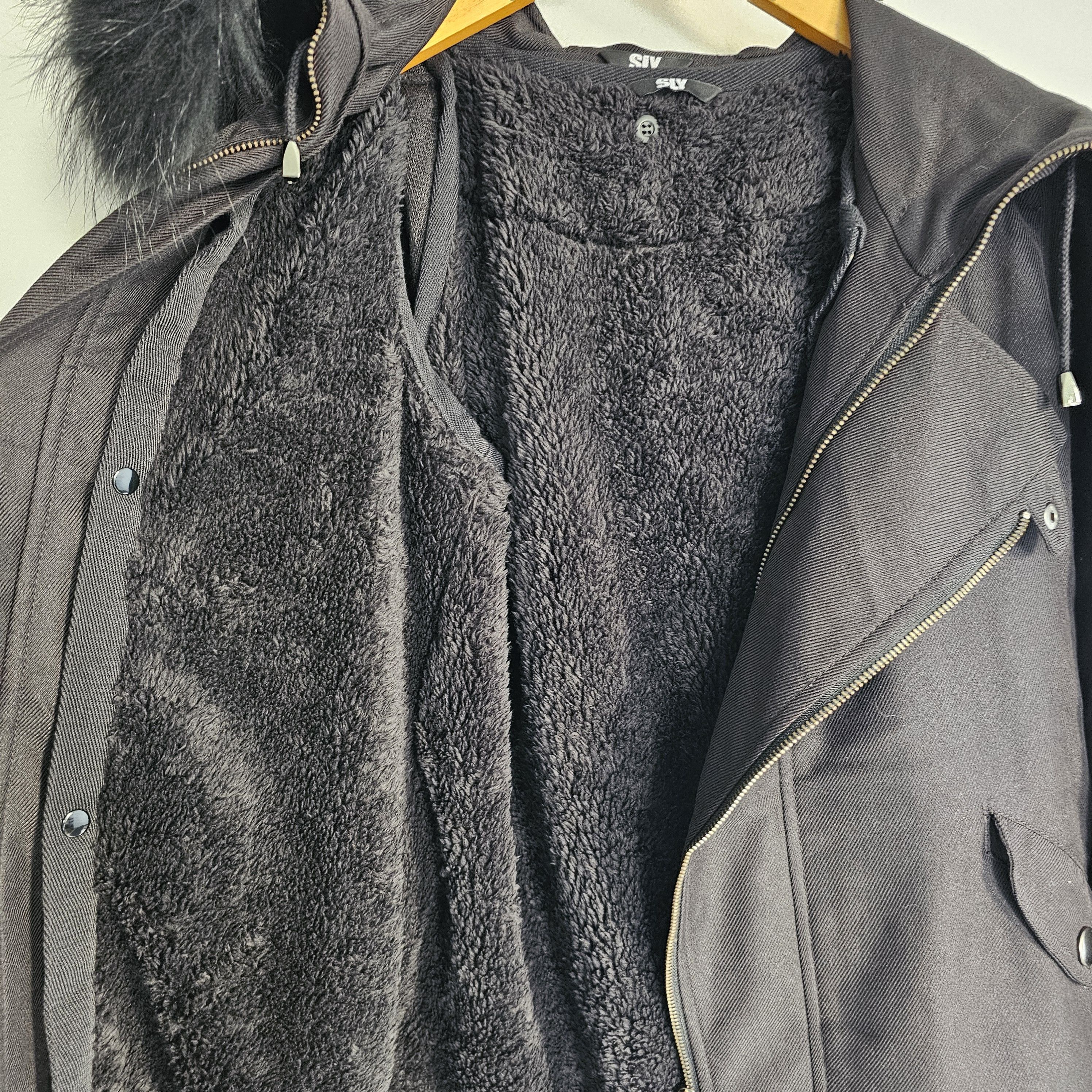 Le Grande Bleu (L.G.B.) Vintage Faux Fur SLY Asymetric -Gimmick Hoodie Parkas Size US M / EU 48-50 / 2 - 7 Thumbnail