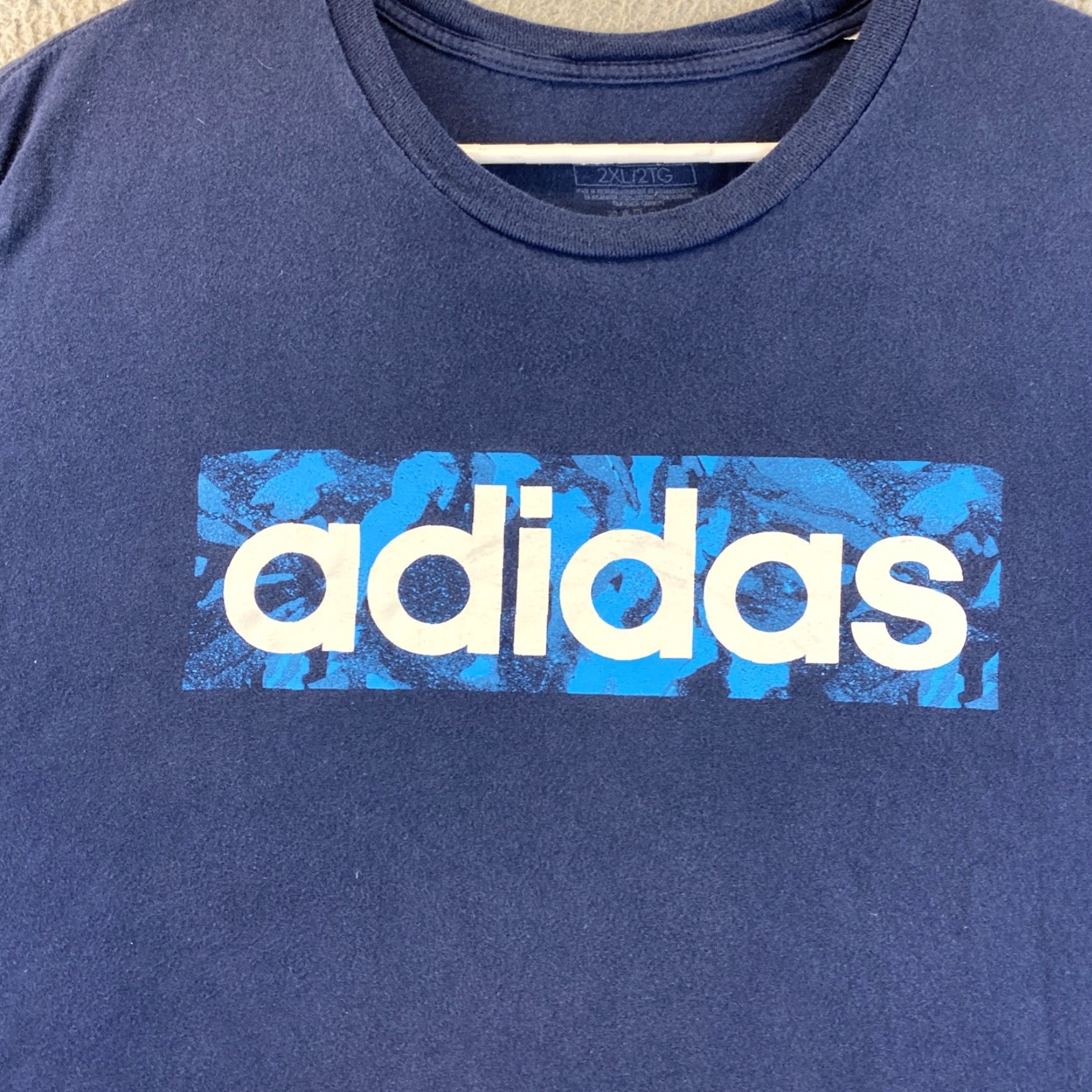 Adidas Adidas T-Shirt Soccer Men 2XL Blue 73-56 Mens Size US XXL / EU 58 / 5 - 2 Thumbnail
