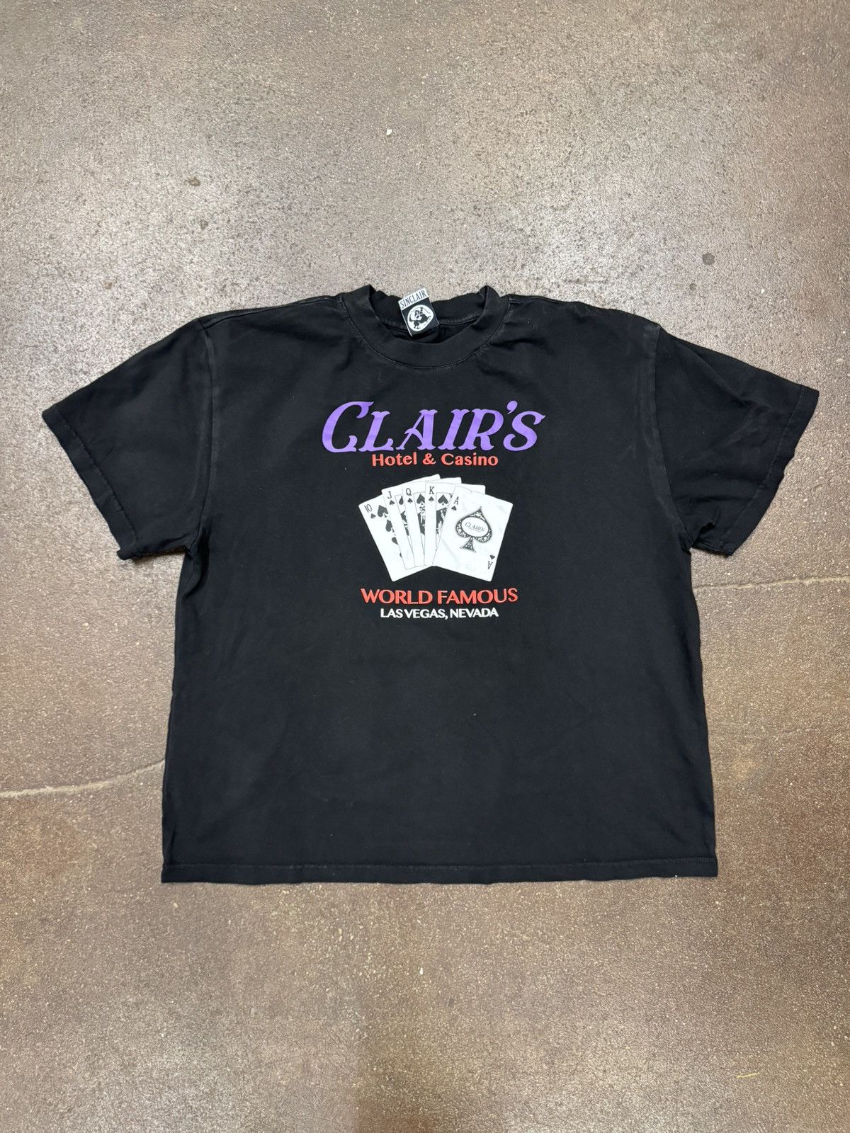 Sinclair Global Sinclair Black Clair's Hotel & Casino Las Vegas tee Size US M / EU 48-50 / 2 - 1 Thumbnail