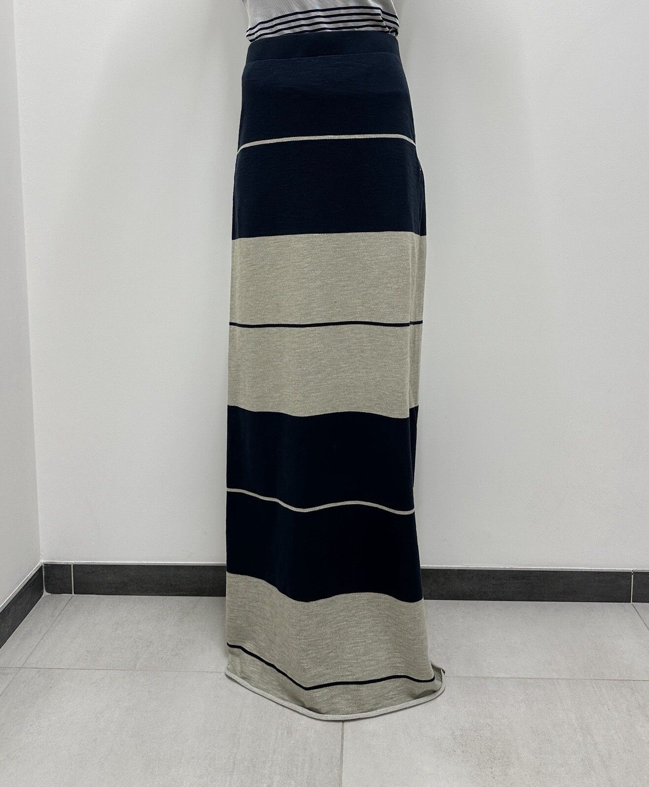 Acne Studios ACNE Nico F Striped Paw11 Long Skirt Maxi Cotton Blend Size 27" / US 4 / IT 40 - 6 Thumbnail