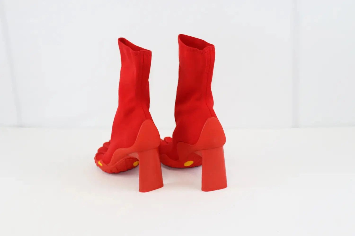 Balenciaga o1s1rm0724 High Toe Bootie Recycle in Red Size US 9 / IT 39 - 7 Thumbnail