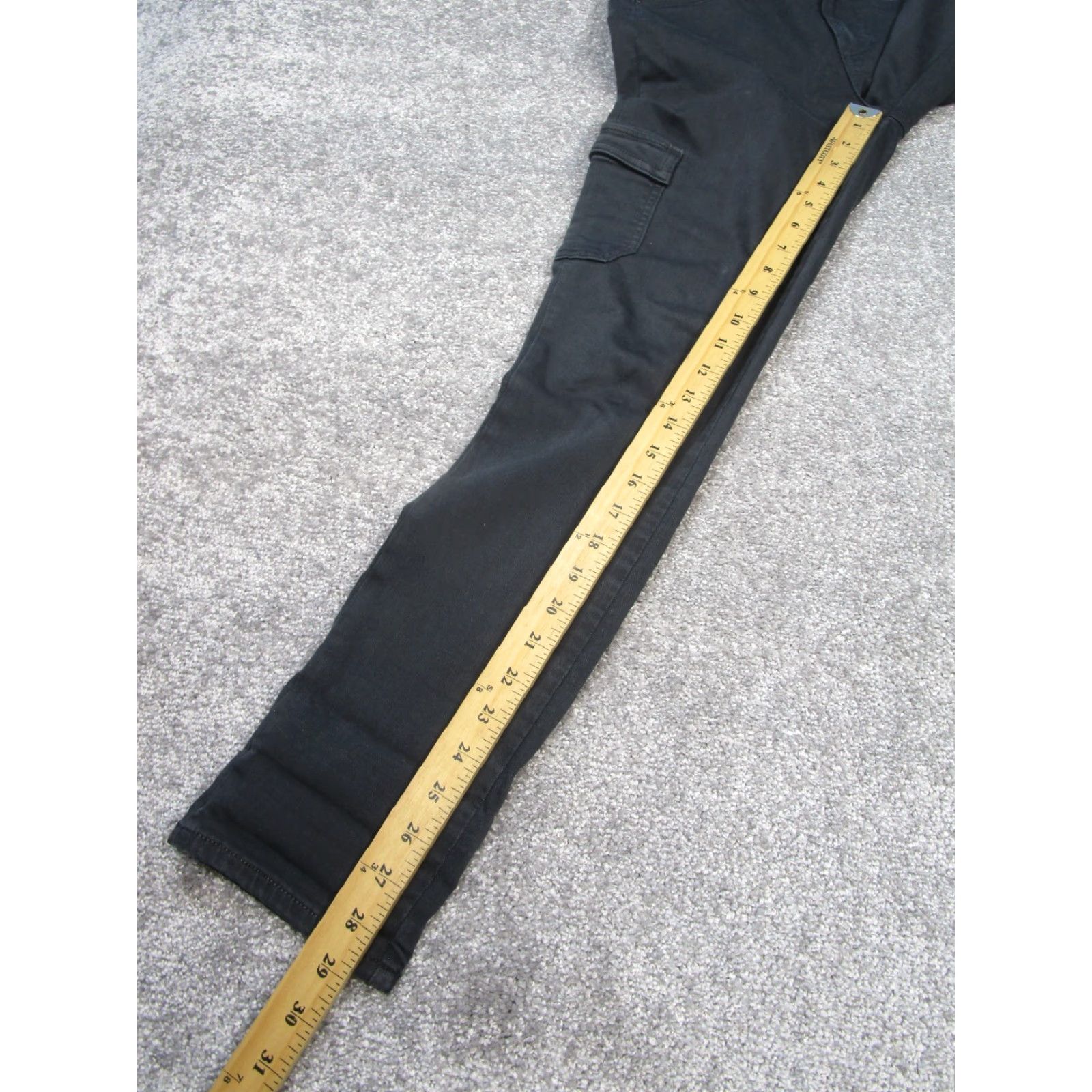 Paige Paige Jeans Womens 27 Hoxton Ankle Skinny Gray Denim Cargo Size 27" / US 4 / IT 40 - 5 Thumbnail