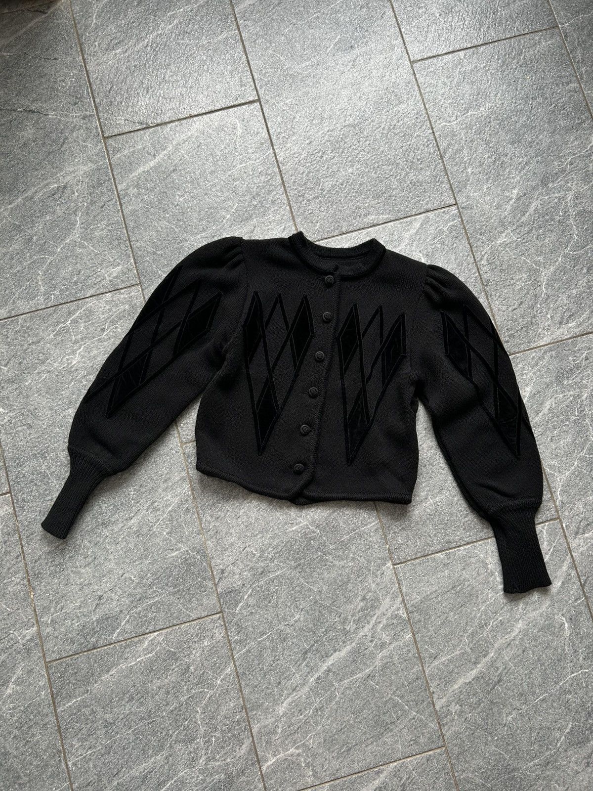 Chanel Archive vintage sweater Austrian astrifa wool cardigan 90s Size S / US 4 / IT 40 - 6 Thumbnail