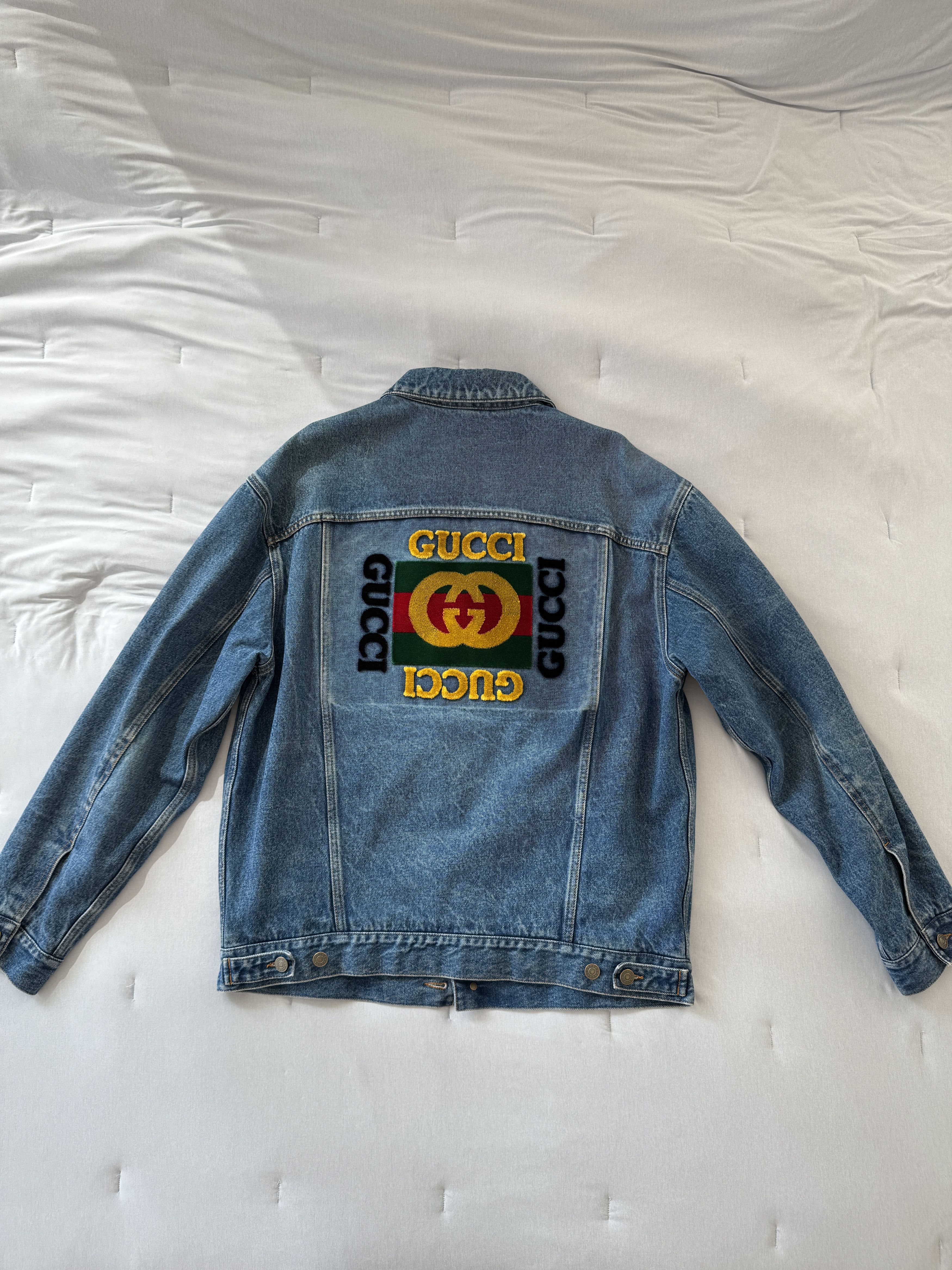 Gucci Gucci Amor Caecus Denim Jacket GUC410908 Size US S / EU 44-46 / 1 - 4 Thumbnail