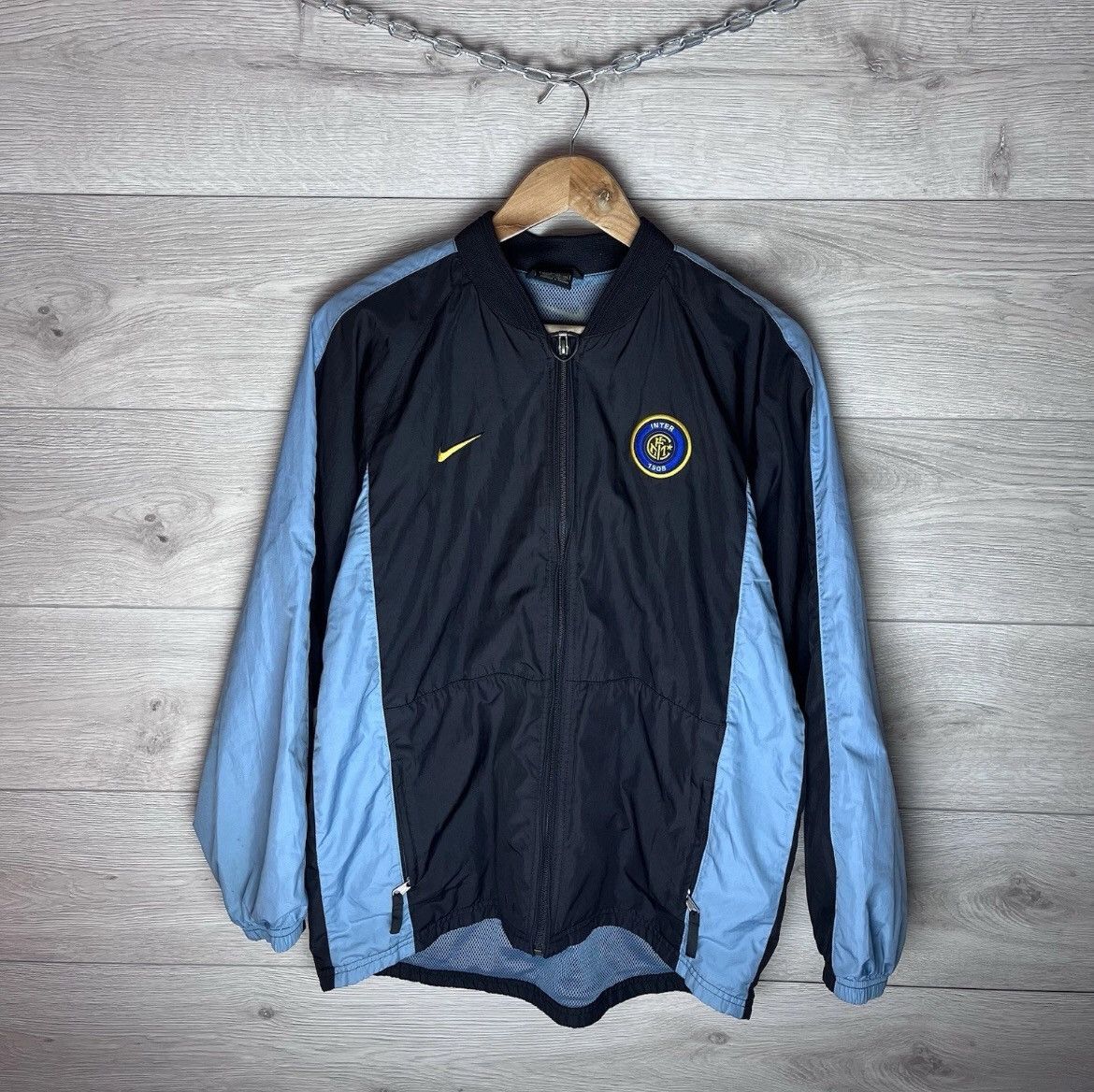 Vintage soccer jacket Nike Inter XL (s-m) 1990s