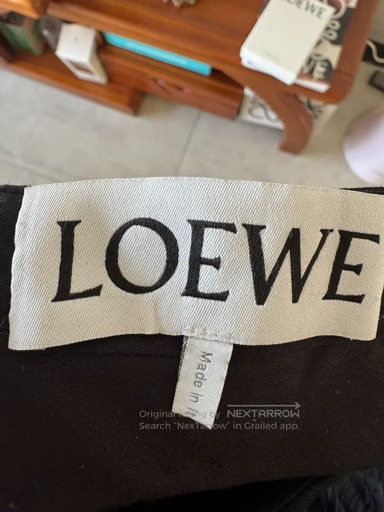 Loewe Loewe High-Waisted Flared Leg Long Trousers Size 24" / US 00 / IT 34 - 3 Thumbnail