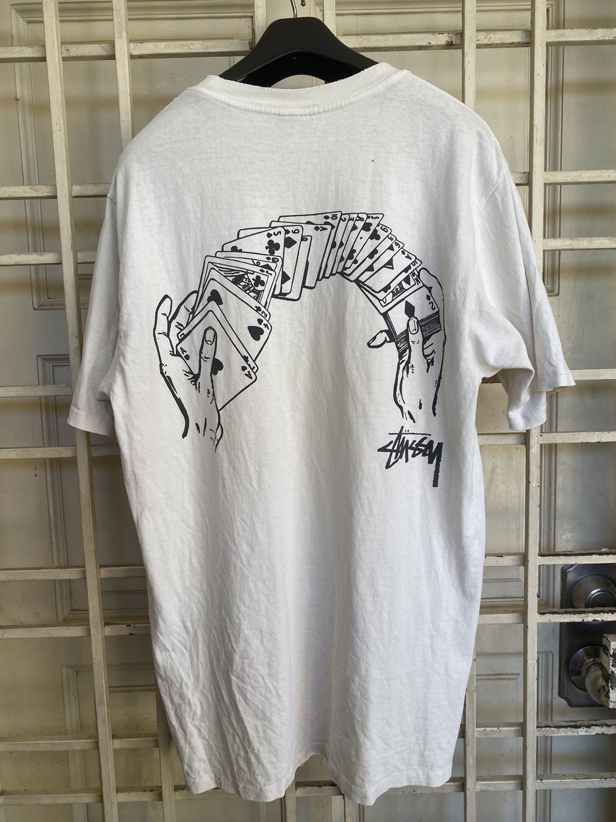 Stussy vintage stussy trashed tee! Size US M / EU 48-50 / 2 - 6 Thumbnail