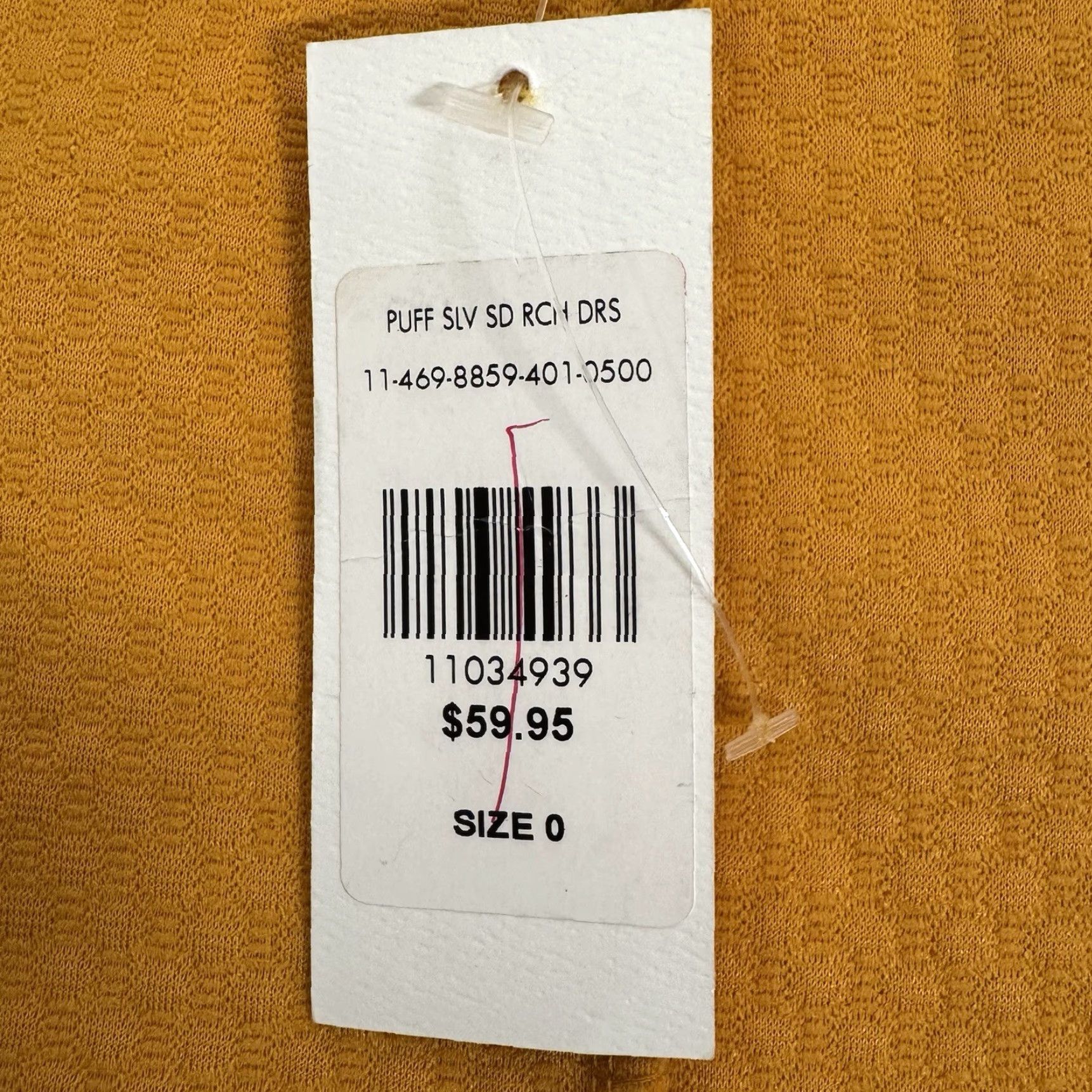 Vintage Fashion To Figure FTF Dress US 12 Twee Mod Puff Sleeves Tailored Golden Yellow Size XL / US 12-14 / IT 48-50 - 6 Thumbnail