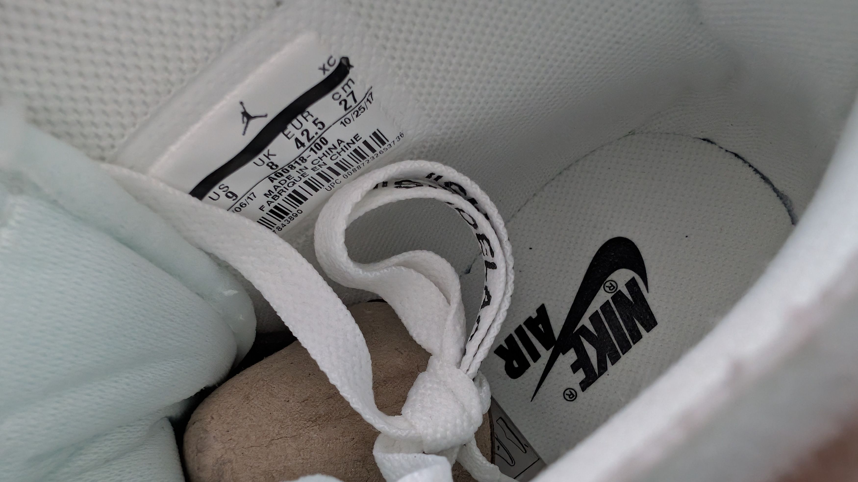Off-White Off white Jordan one retro euro white Size US 9 / EU 42 - 4 Thumbnail