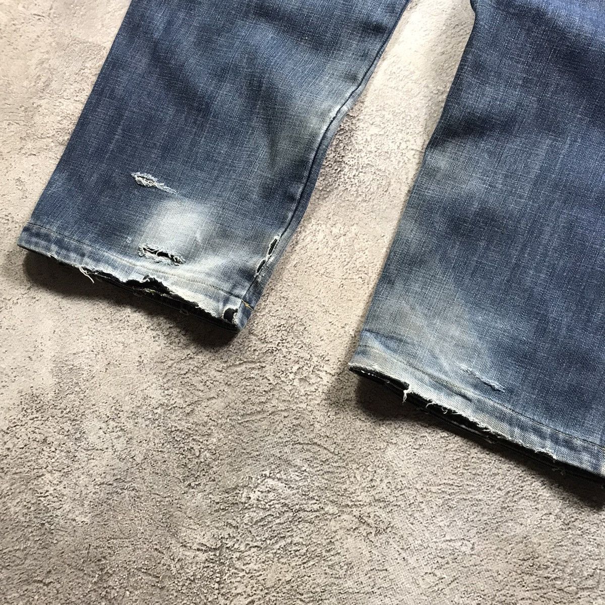 Other Vintage Faded Japan 90s Distressed Denim Jeans Spring Pants Size US 30 / EU 46 - 8 Thumbnail