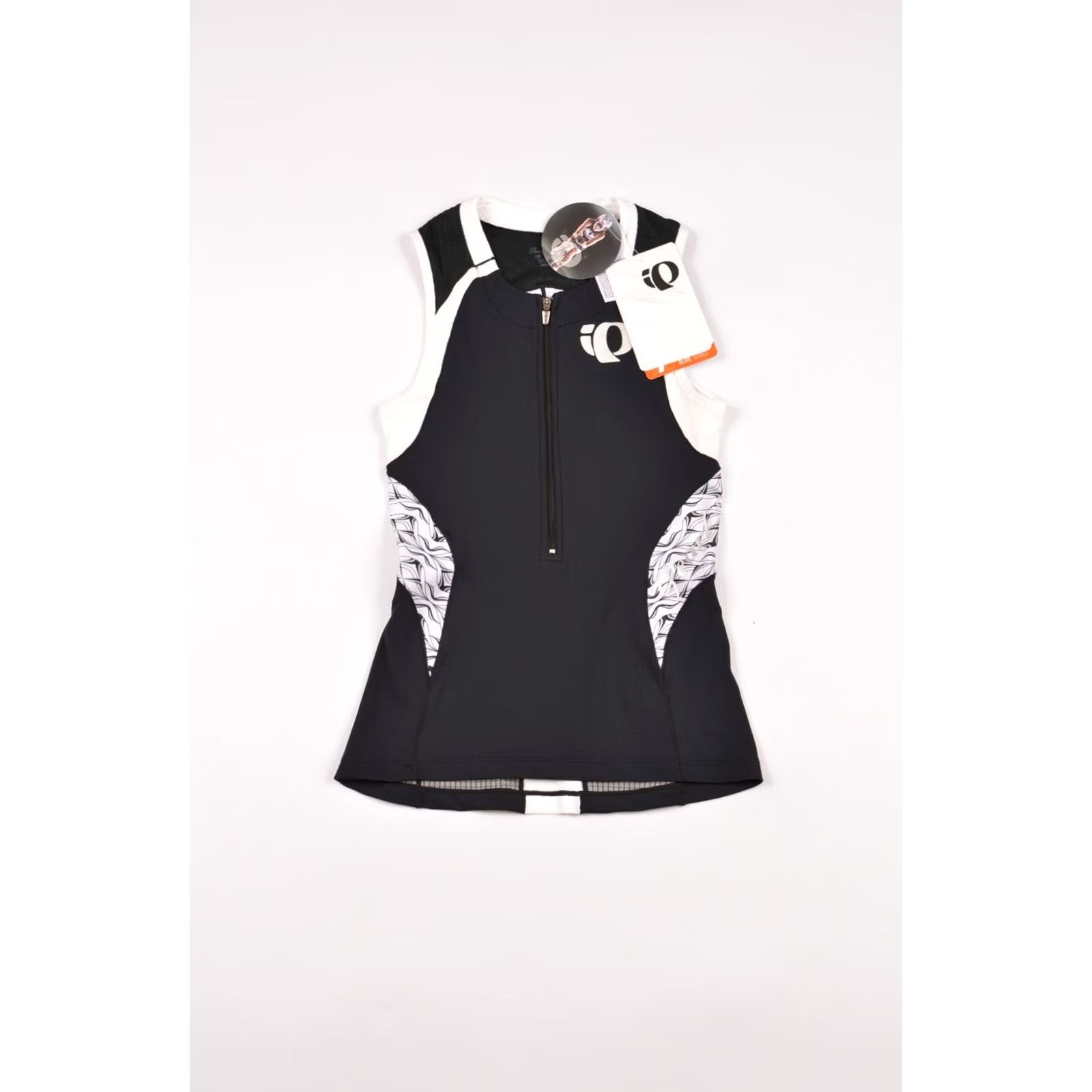PEARL iZUMi Pearl Izumi W Elite In-R-Cool Tri SL Jersey Tank Top Shirt S Black Women Size S / US 4 / IT 40 - 2 Thumbnail