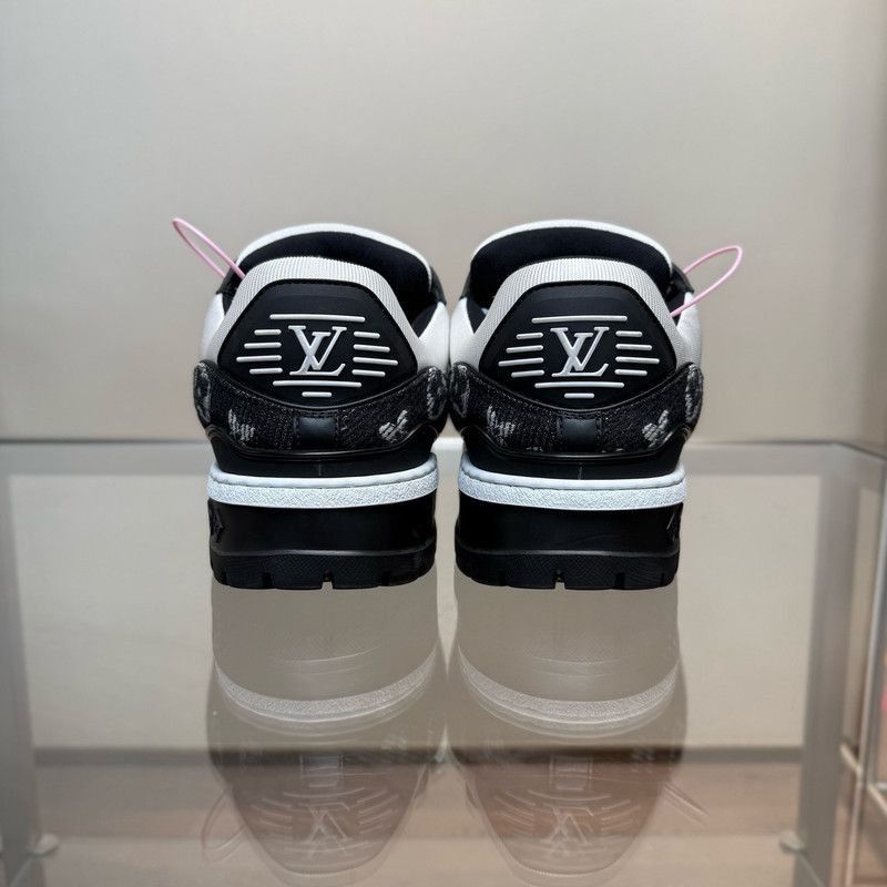 Louis Vuitton Louis Vuitton Trainer Maxi Black and White Sneakers -2508 Size US 8 / EU 41 - 6 Thumbnail