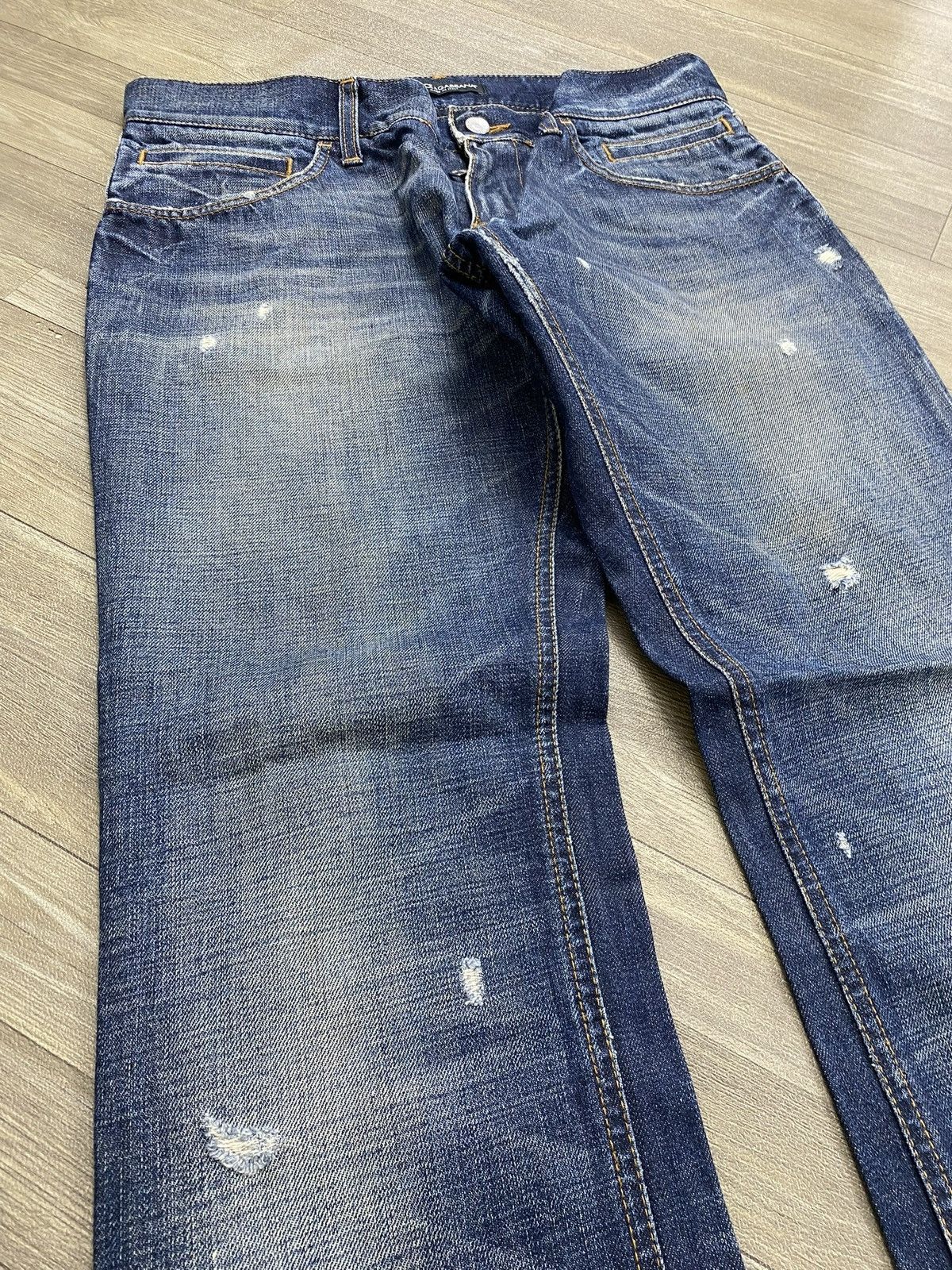 Dolce & Gabbana Vintage Dolce & Gabbana Distressed Jeans Italian Designer Size US 34 / EU 50 - 3 Thumbnail