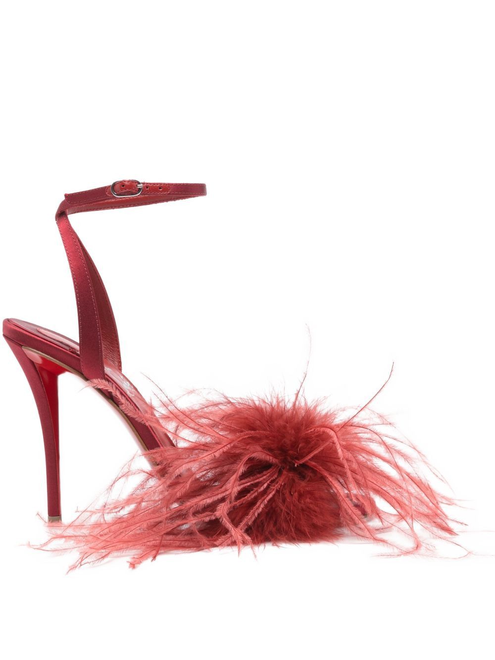Christian Louboutin MISS Z PLUMES SANDALS Size US 6 / IT 36 - 1 Thumbnail
