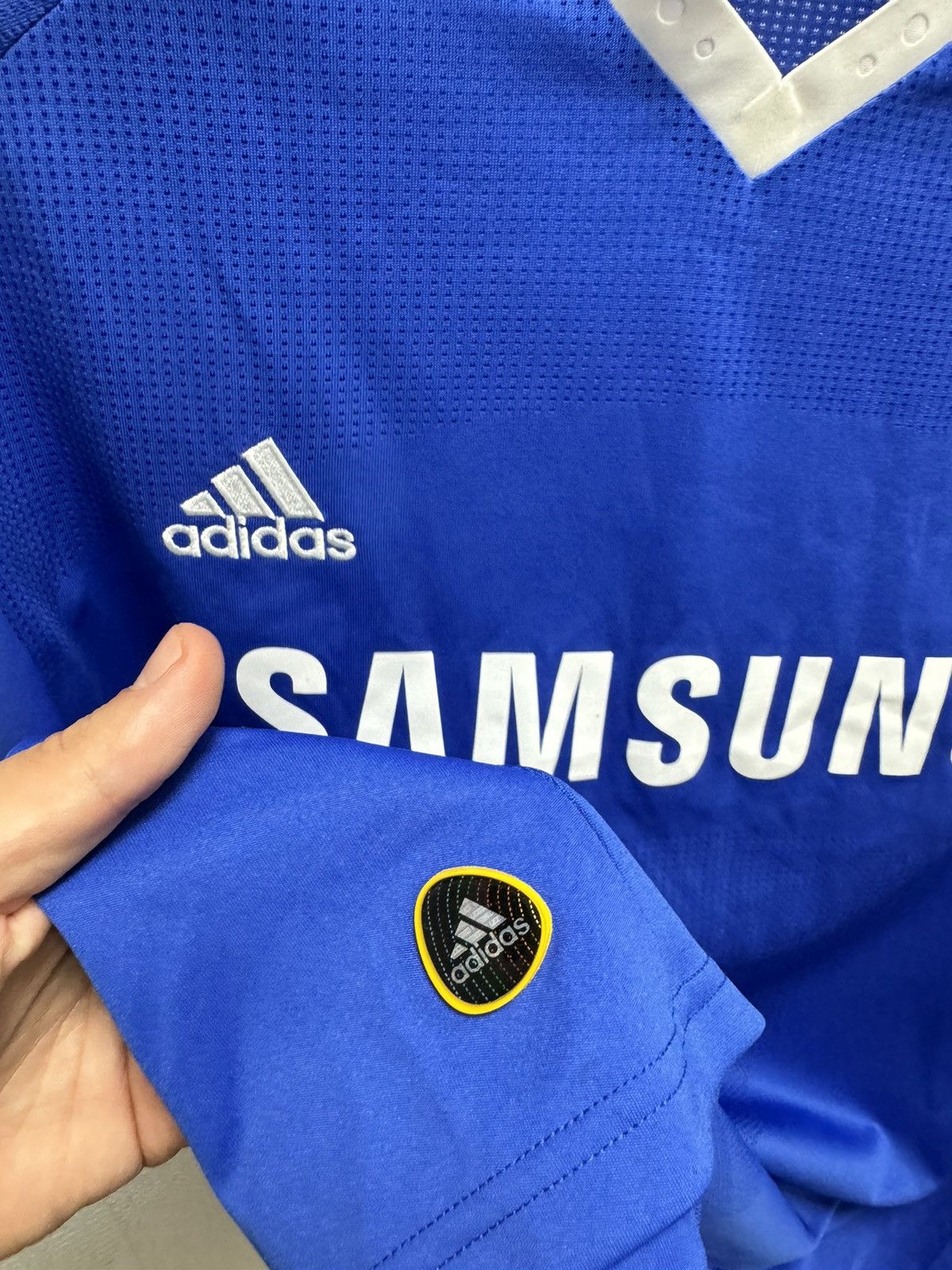 Adidas Chelsea adidas vintage soccer jersey Xl Samsung 09/10 APL Size US XL / EU 56 / 4 - 4 Thumbnail