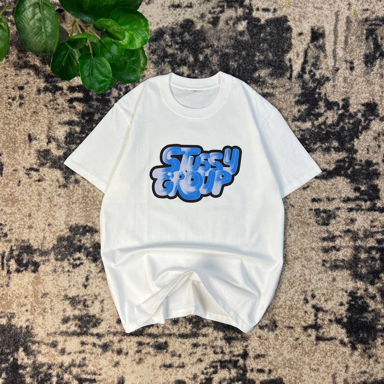 Stussy Stussy Big Logo Vintage White T-Shirt Streetwear Style Size US M / EU 48-50 / 2 - 1 Thumbnail